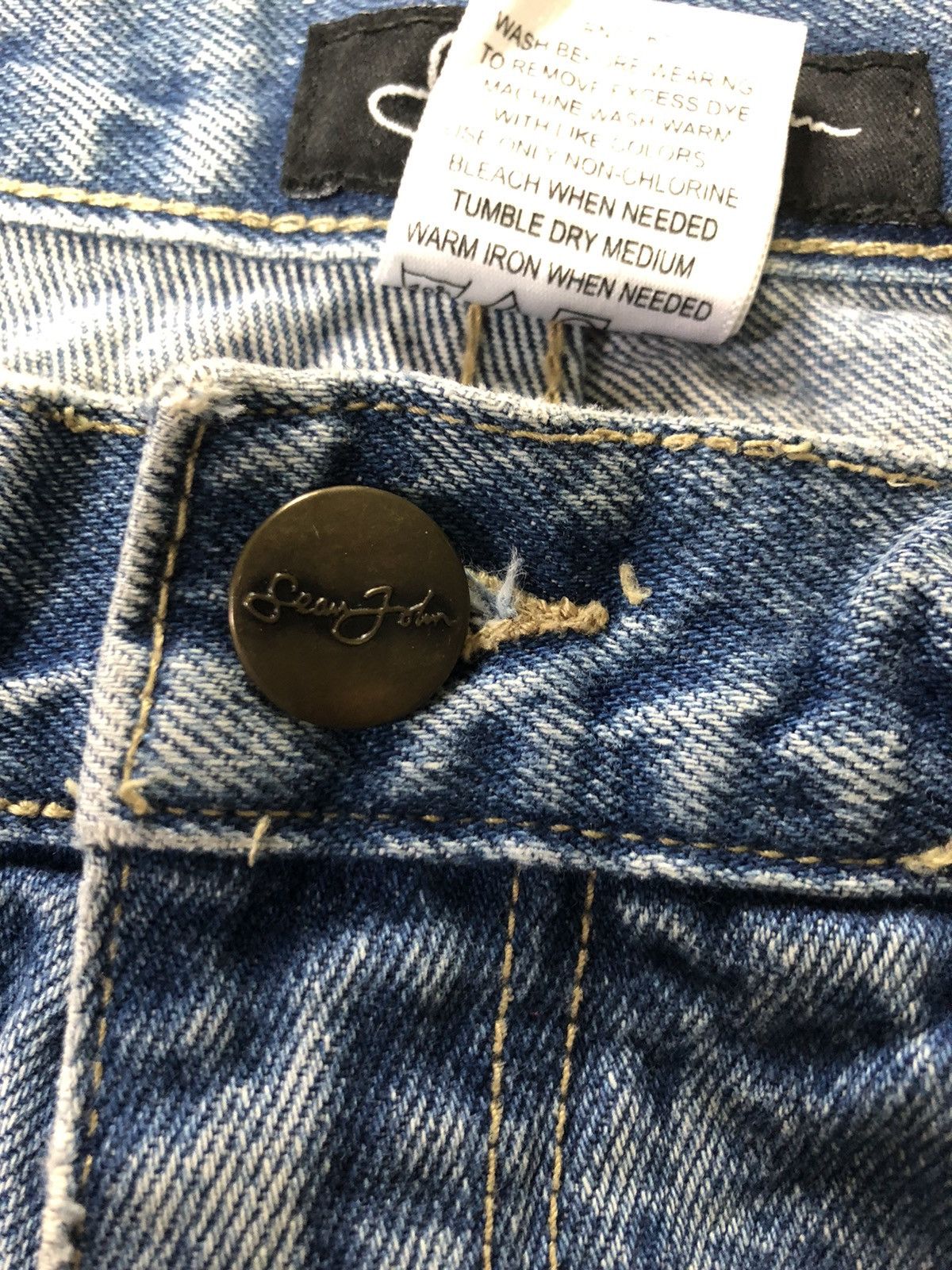 Sean John × Vintage VINTAGE SEAN JOHN WORKWEAR BLUE WASH DENIM Size US 32 / EU 48 - 11 Thumbnail