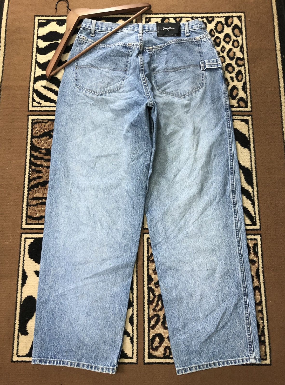Sean John × Vintage VINTAGE SEAN JOHN WORKWEAR BLUE WASH DENIM Size US 32 / EU 48 - 6 Thumbnail