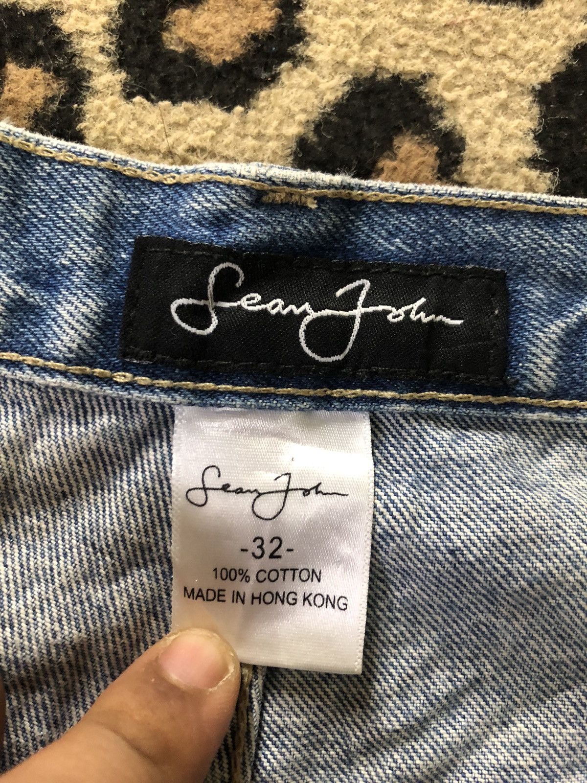 Sean John × Vintage VINTAGE SEAN JOHN WORKWEAR BLUE WASH DENIM Size US 32 / EU 48 - 13 Thumbnail
