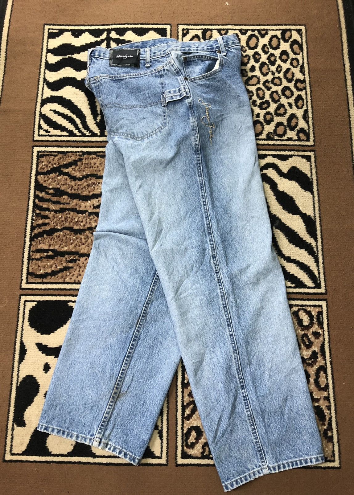 Sean John × Vintage VINTAGE SEAN JOHN WORKWEAR BLUE WASH DENIM Size US 32 / EU 48 - 1 Thumbnail