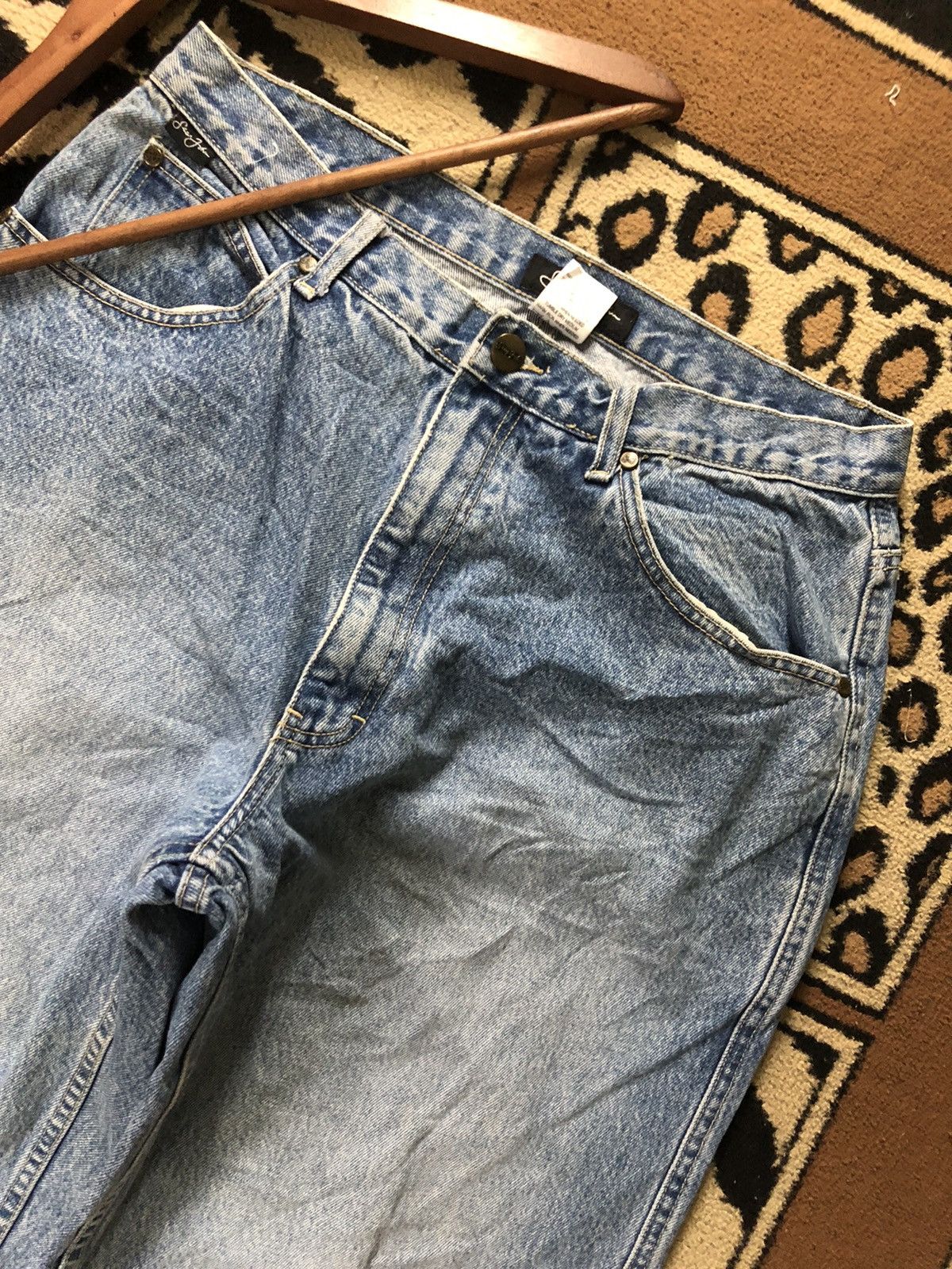 Sean John × Vintage VINTAGE SEAN JOHN WORKWEAR BLUE WASH DENIM Size US 32 / EU 48 - 8 Thumbnail