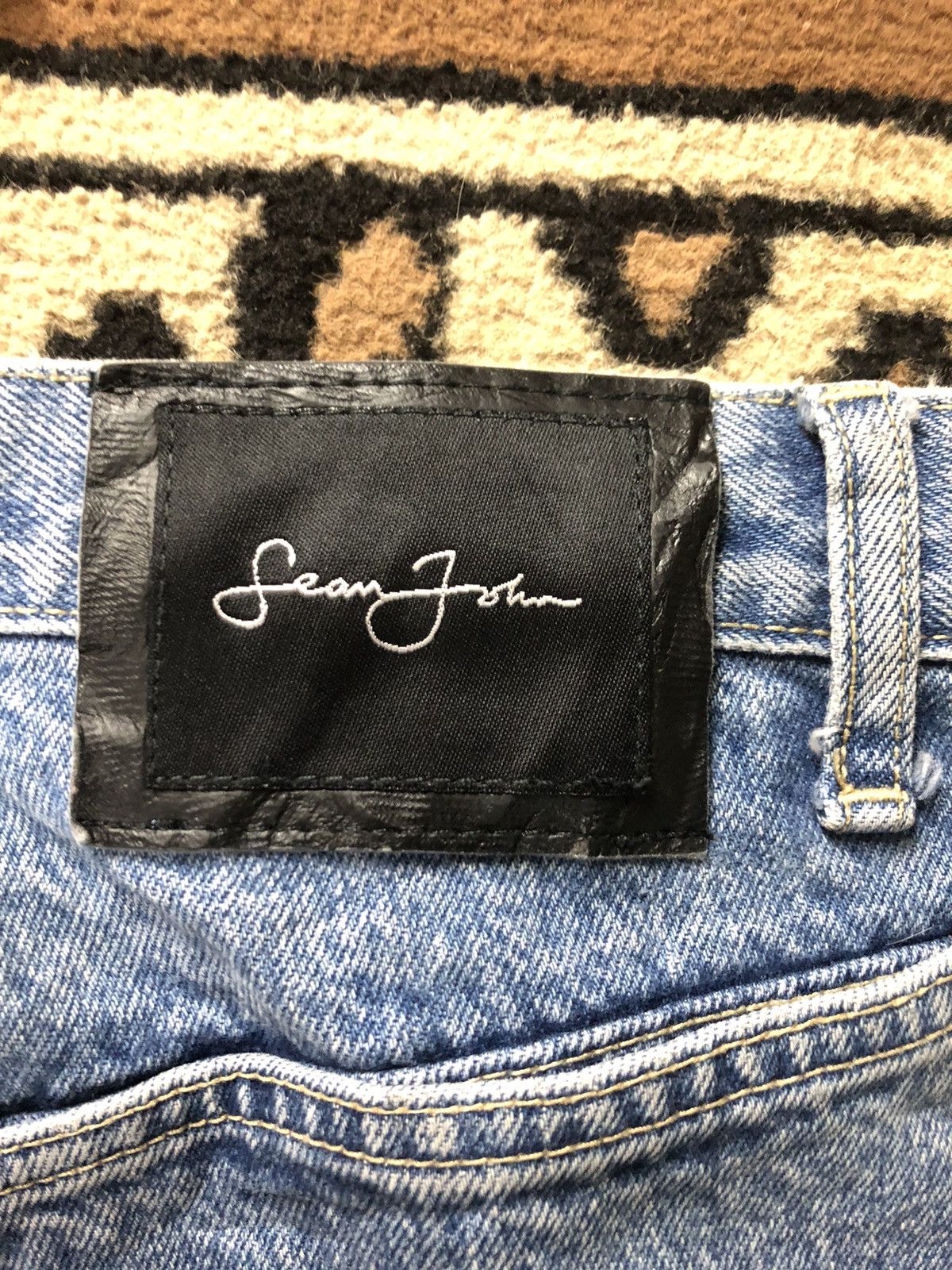 Sean John × Vintage VINTAGE SEAN JOHN WORKWEAR BLUE WASH DENIM Size US 32 / EU 48 - 4 Thumbnail