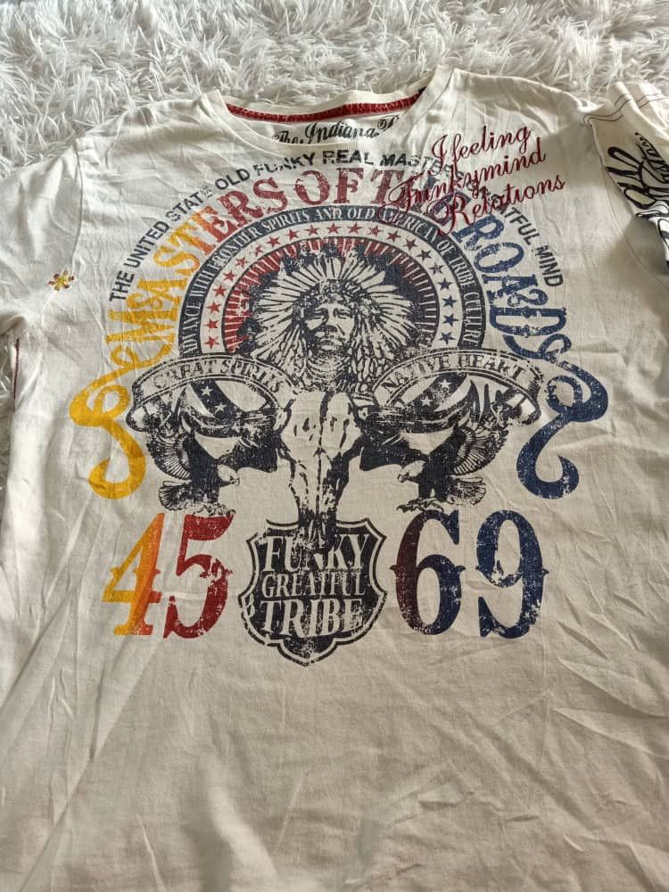 Indian Motorcycle × Vintage VINTAGE THE INDIAN POLIS MASTERS OF THE ROAD LONG SLEEVE Size US M / EU 48-50 / 2 - 5 Thumbnail