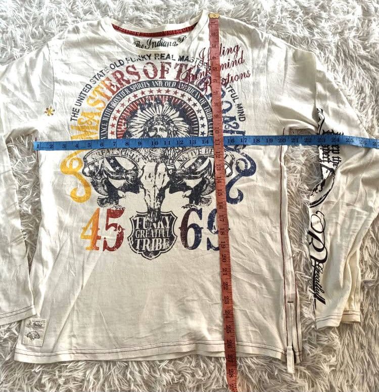 Indian Motorcycle × Vintage VINTAGE THE INDIAN POLIS MASTERS OF THE ROAD LONG SLEEVE Size US M / EU 48-50 / 2 - 12 Thumbnail