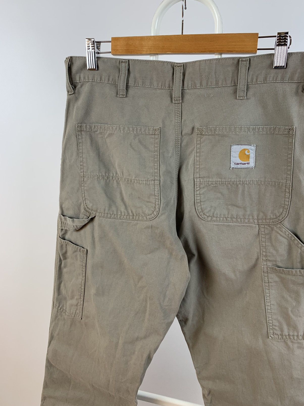 Carhartt 90s Vintage Carhartt Single Knee Beige Cargo Work Pants Size US 30 / EU 46 - 8 Thumbnail