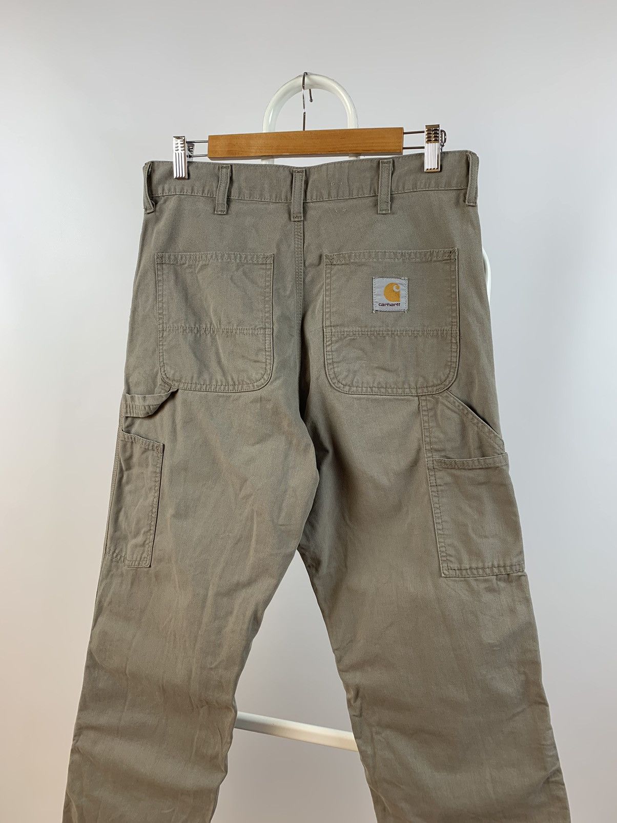 Carhartt 90s Vintage Carhartt Single Knee Beige Cargo Work Pants Size US 30 / EU 46 - 1 Thumbnail