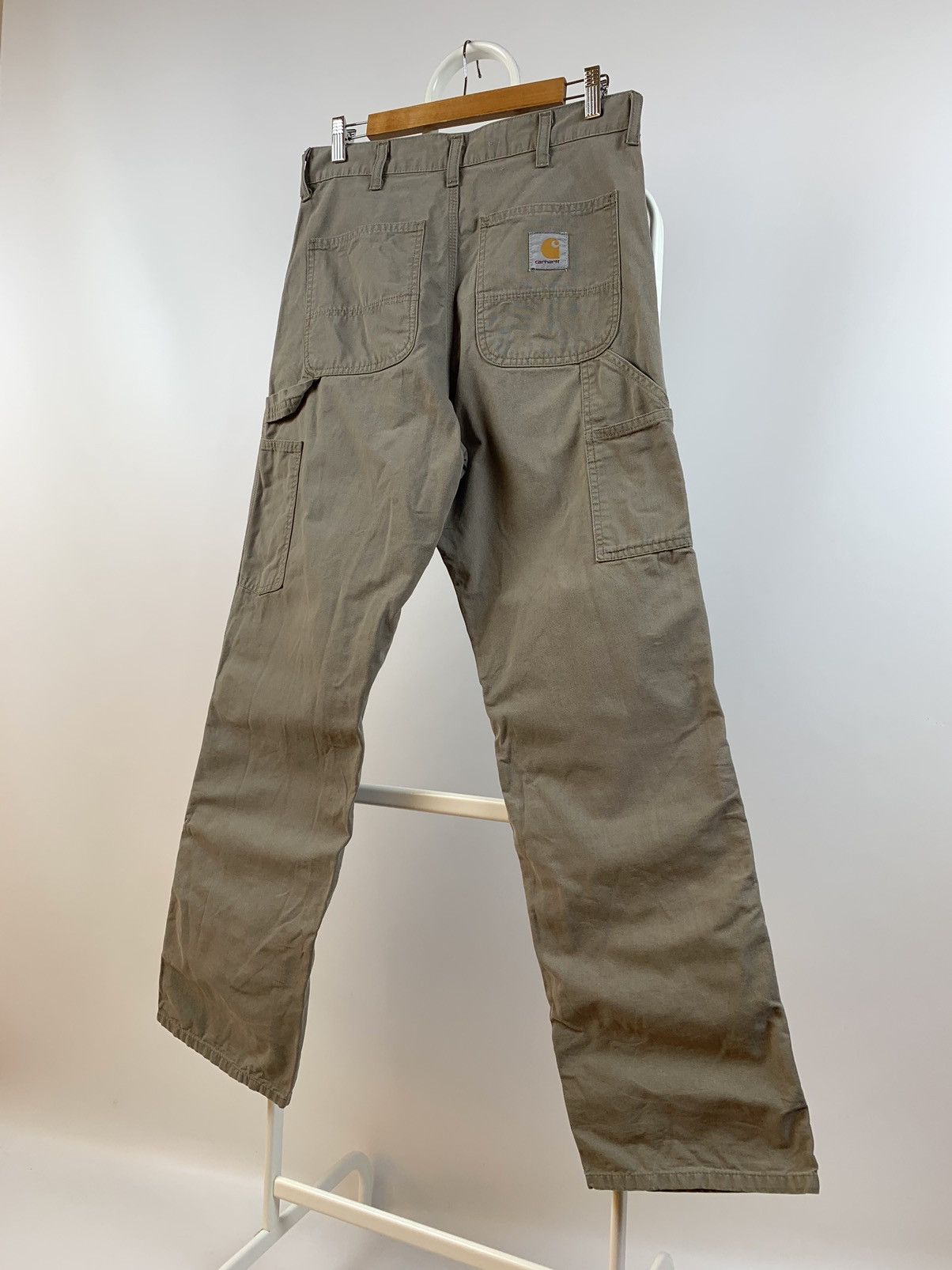 Carhartt 90s Vintage Carhartt Single Knee Beige Cargo Work Pants Size US 30 / EU 46 - 12 Thumbnail