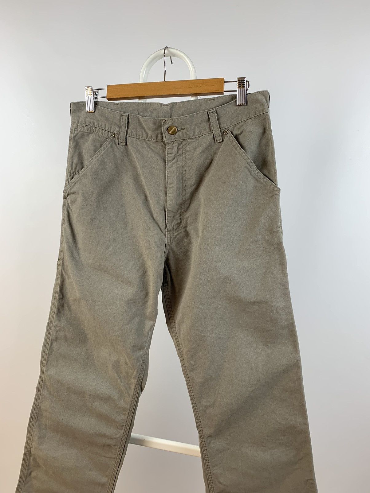 Carhartt 90s Vintage Carhartt Single Knee Beige Cargo Work Pants Size US 30 / EU 46 - 5 Thumbnail