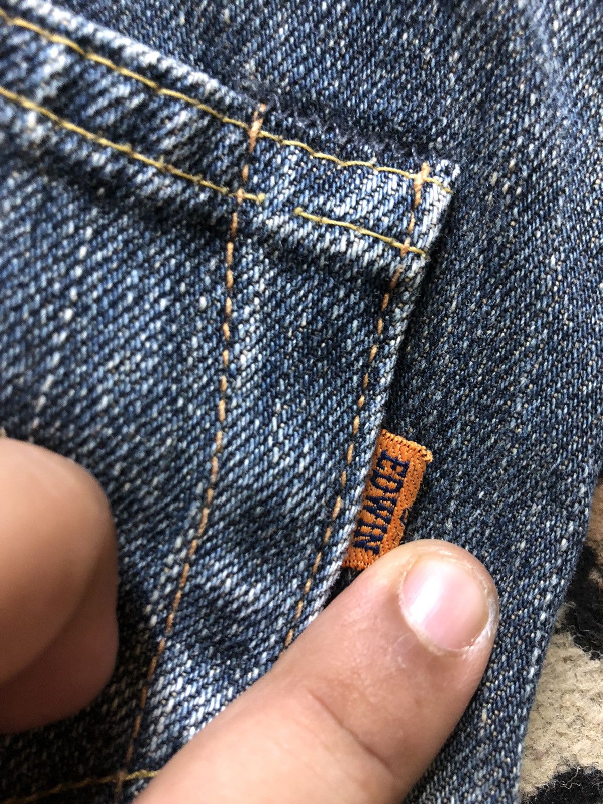 Edwin × Vintage VINTAGE SELVEDGE EDWIN 505z DISTRESSED DENIM Size US 34 / EU 50 - 11 Thumbnail