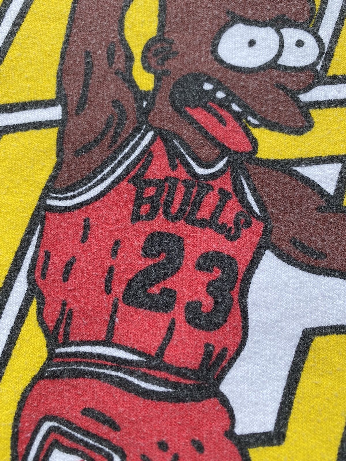 NBA × Nike × Vintage vtg bart simpsons “nice” parody to nike jumpman m.jordan Size US L / EU 52-54 / 3 - 5 Thumbnail