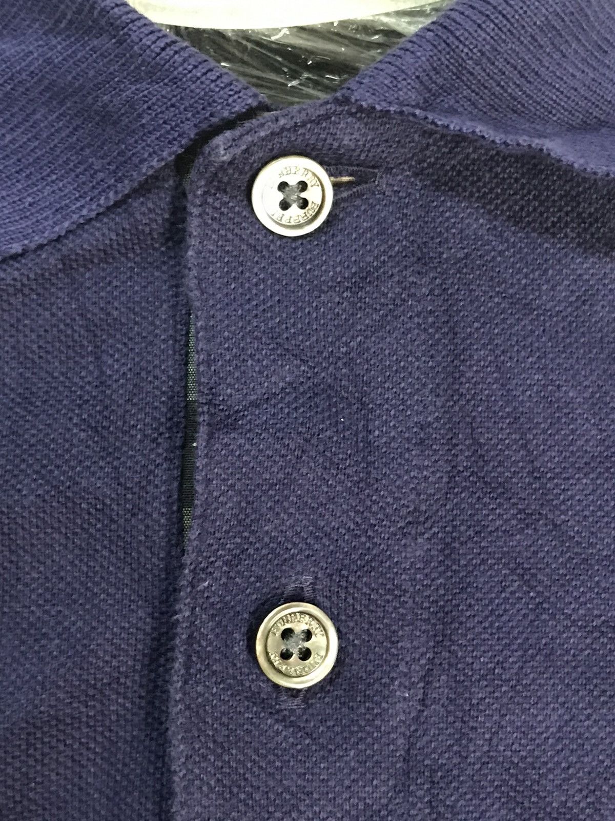 Burberry × Vintage VINTAGE BURBERRY SINGLE POCKET POLO LONG SLEEVE Size US M / EU 48-50 / 2 - 2 Thumbnail
