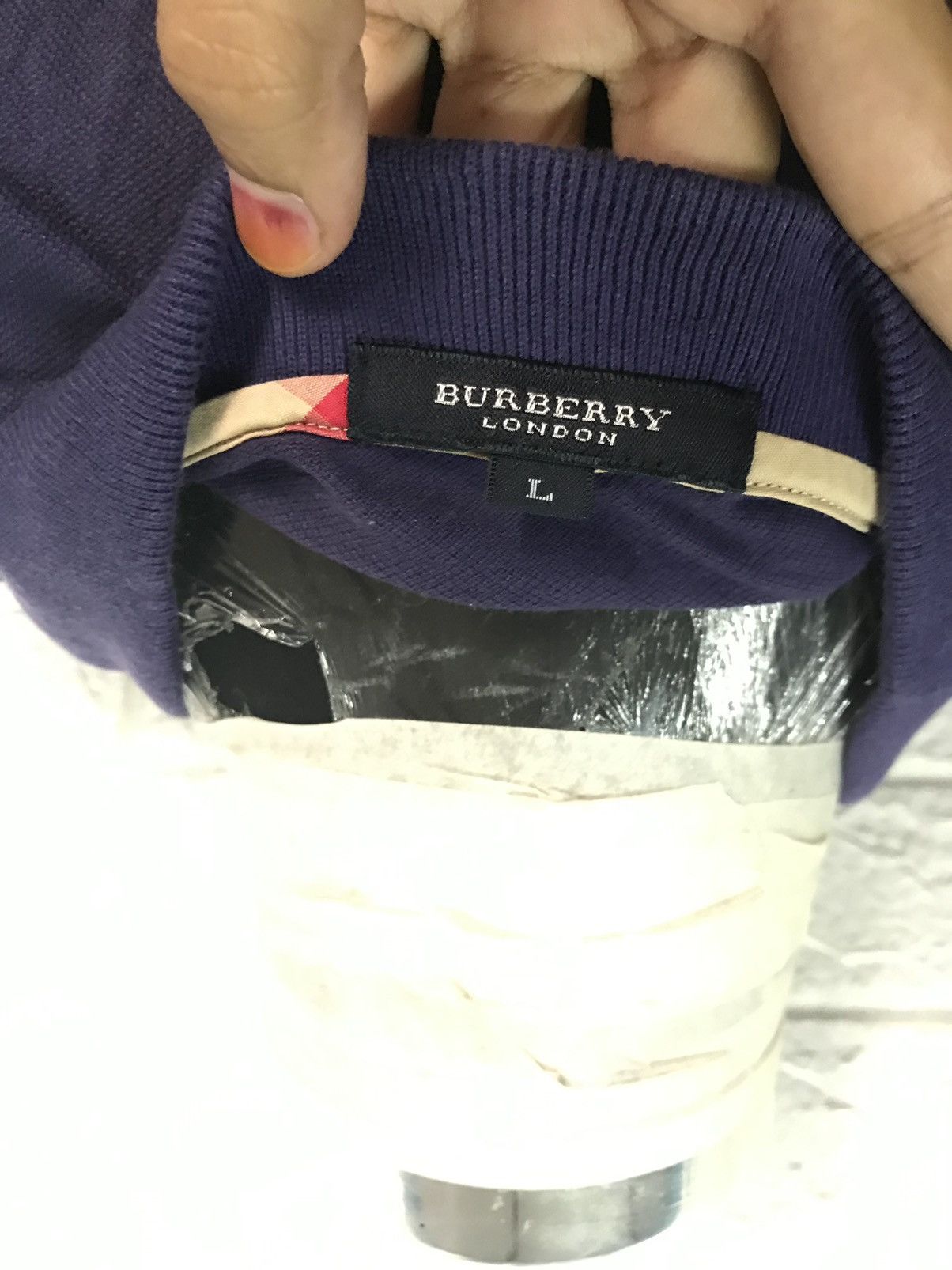 Burberry × Vintage VINTAGE BURBERRY SINGLE POCKET POLO LONG SLEEVE Size US M / EU 48-50 / 2 - 4 Thumbnail