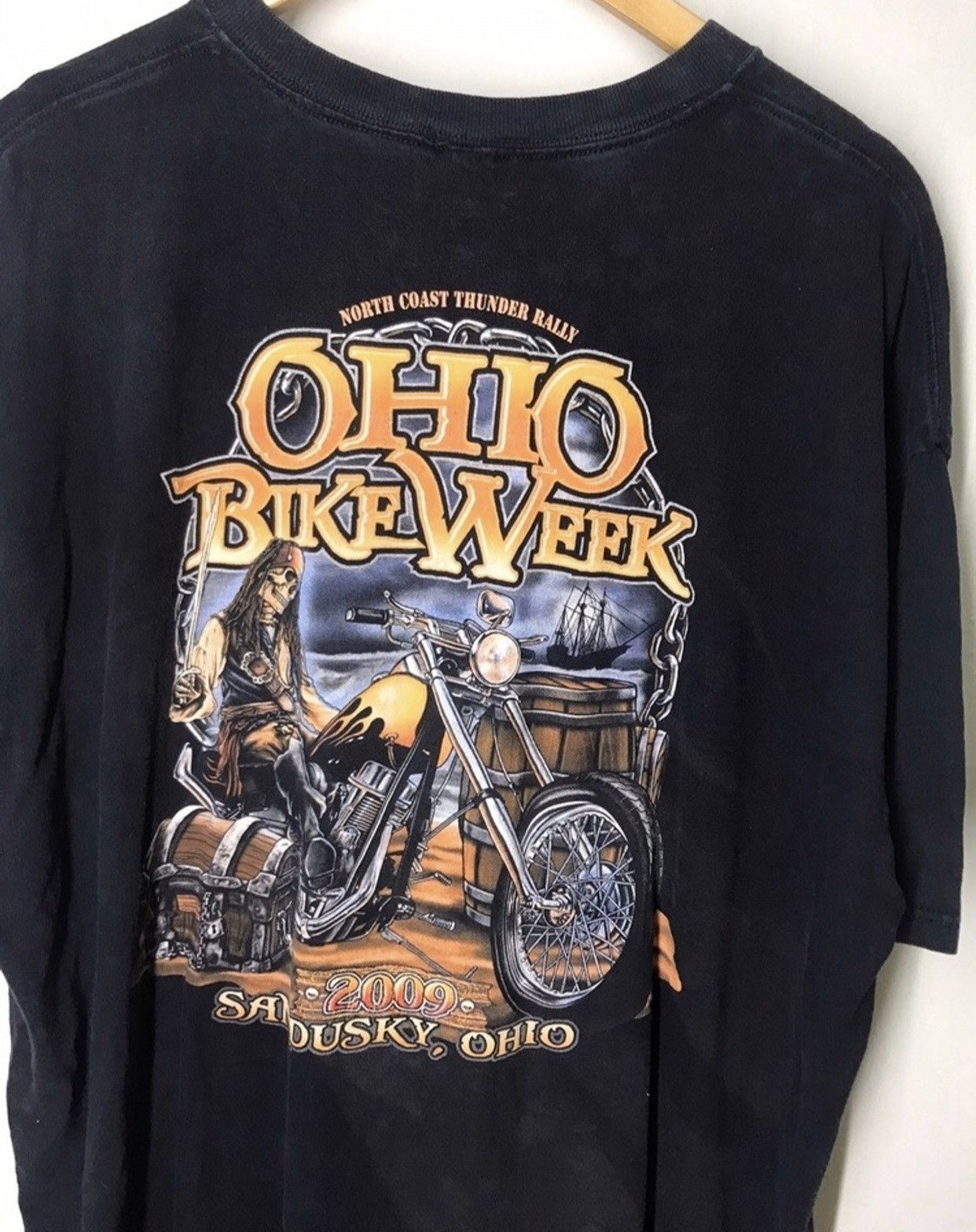 Harley Davidson Vintage North Coast Thunder Rally Ohio Bike Week Tshirt Size US XXL / EU 58 / 5 - 2 Thumbnail