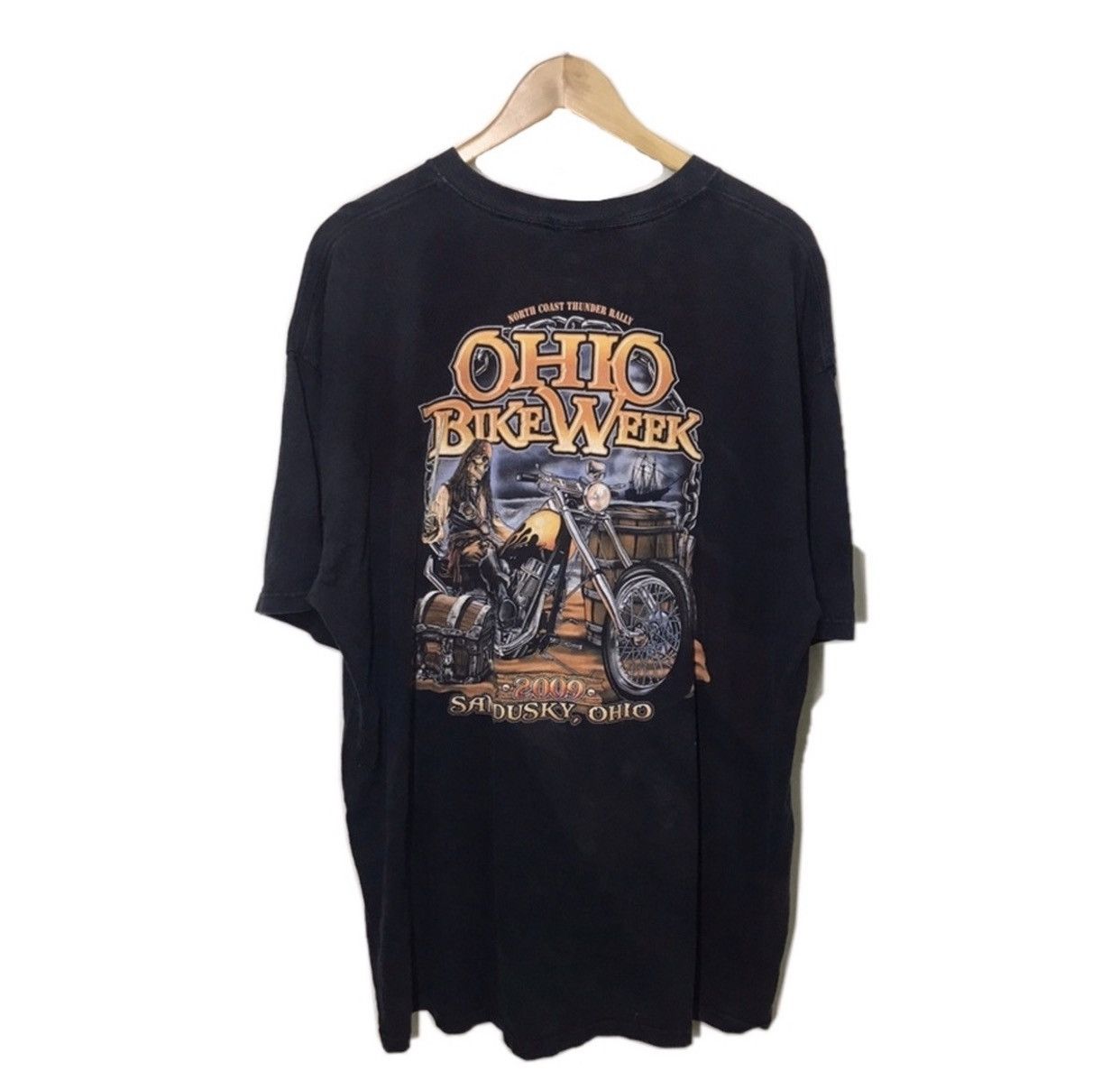 Vintage North Coast Thunder Rally Ohio Bike Week Tshirt