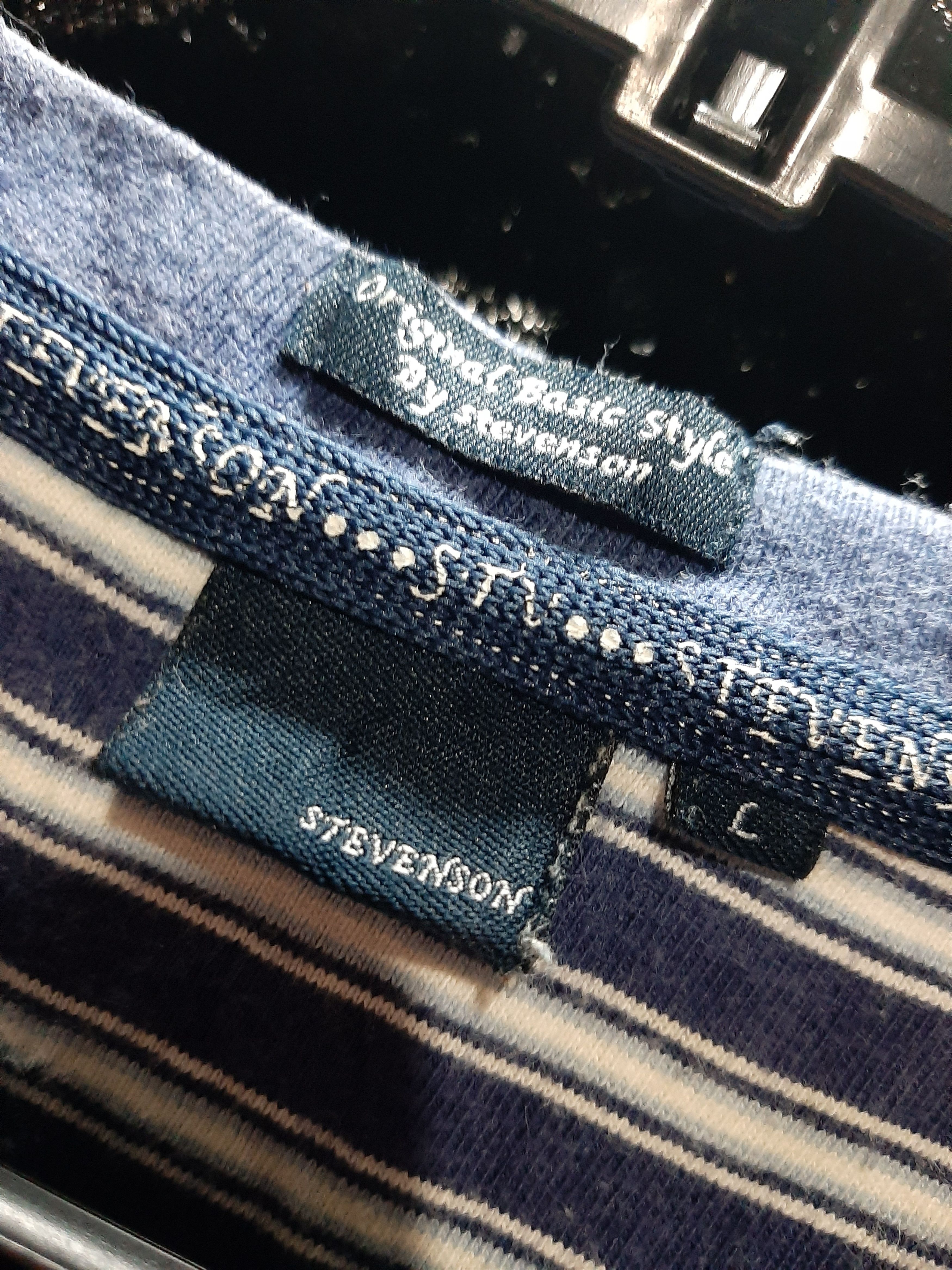 Stevenson Overall Co. × Vintage VINTAGE STEVENSON STRIPE TEE Size US M / EU 48-50 / 2 - 4 Thumbnail
