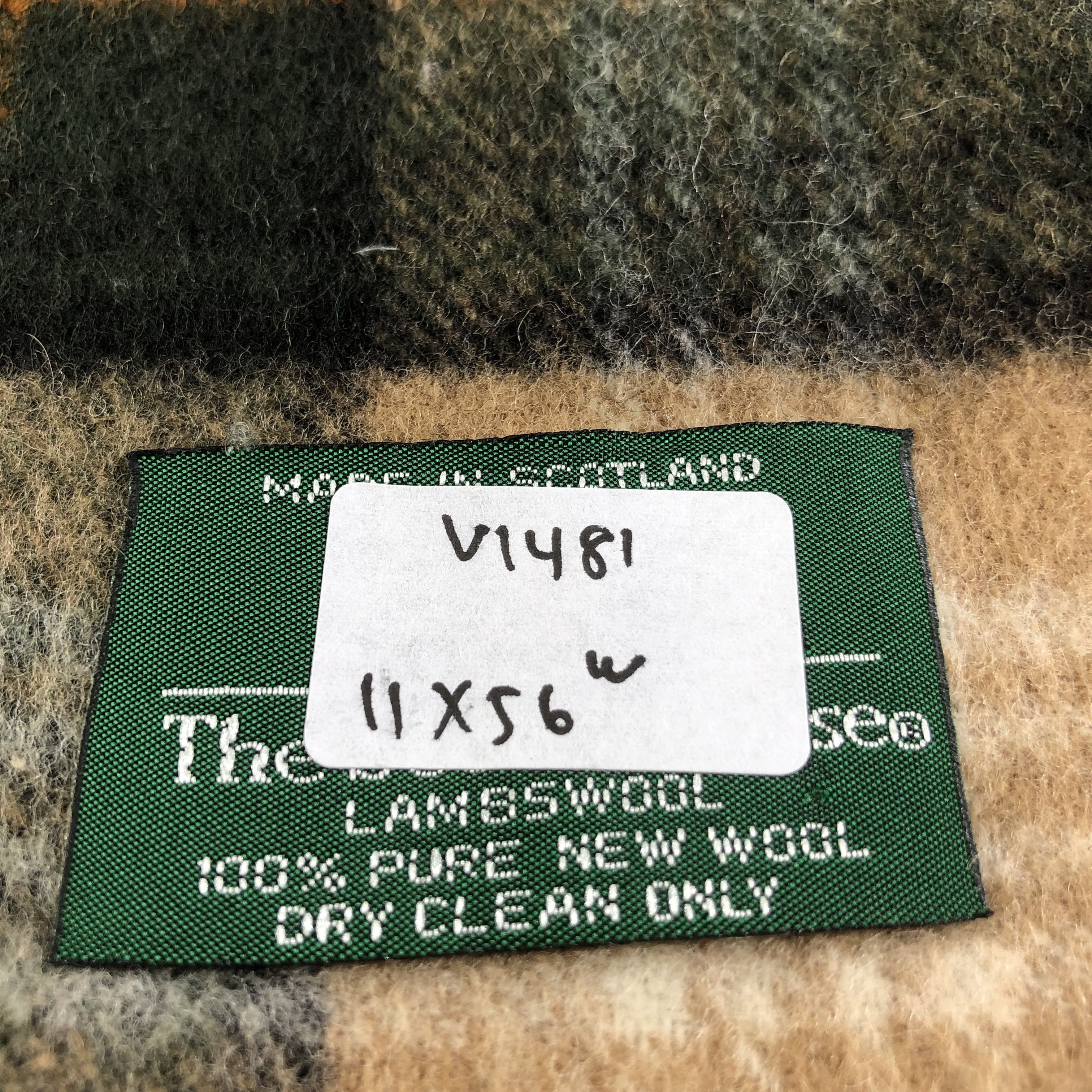 Johnstons Of Elgin The Scotch House Tartan Wool Scarf Muffler V1481 Size ONE SIZE - 5 Thumbnail