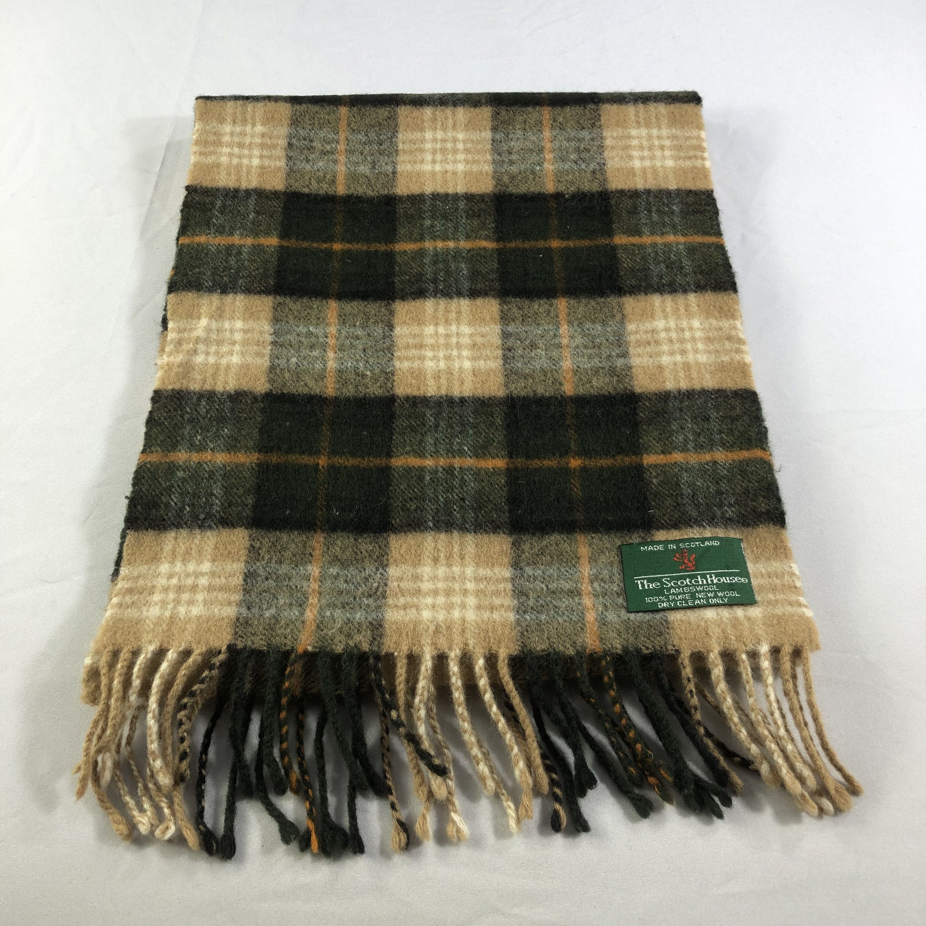 Johnstons Of Elgin The Scotch House Tartan Wool Scarf Muffler V1481 Size ONE SIZE - 2 Thumbnail