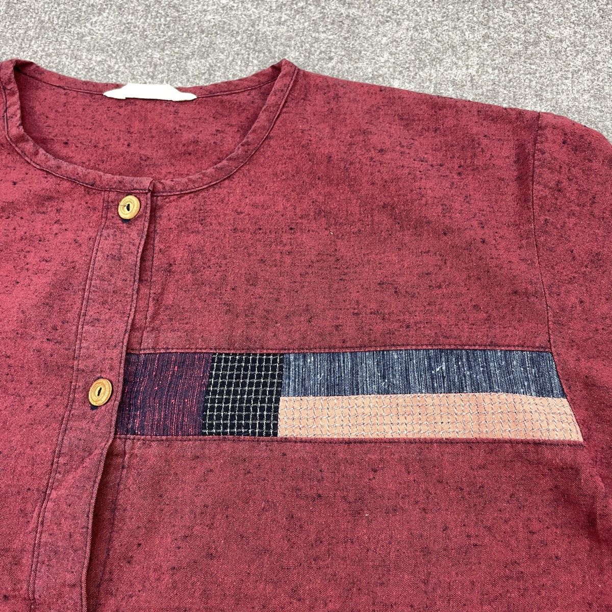 Japanese Brand × Vintage Vintage Japanese Brand Minge Patchworks Button Ups Size L / US 10 / IT 46 - 5 Thumbnail
