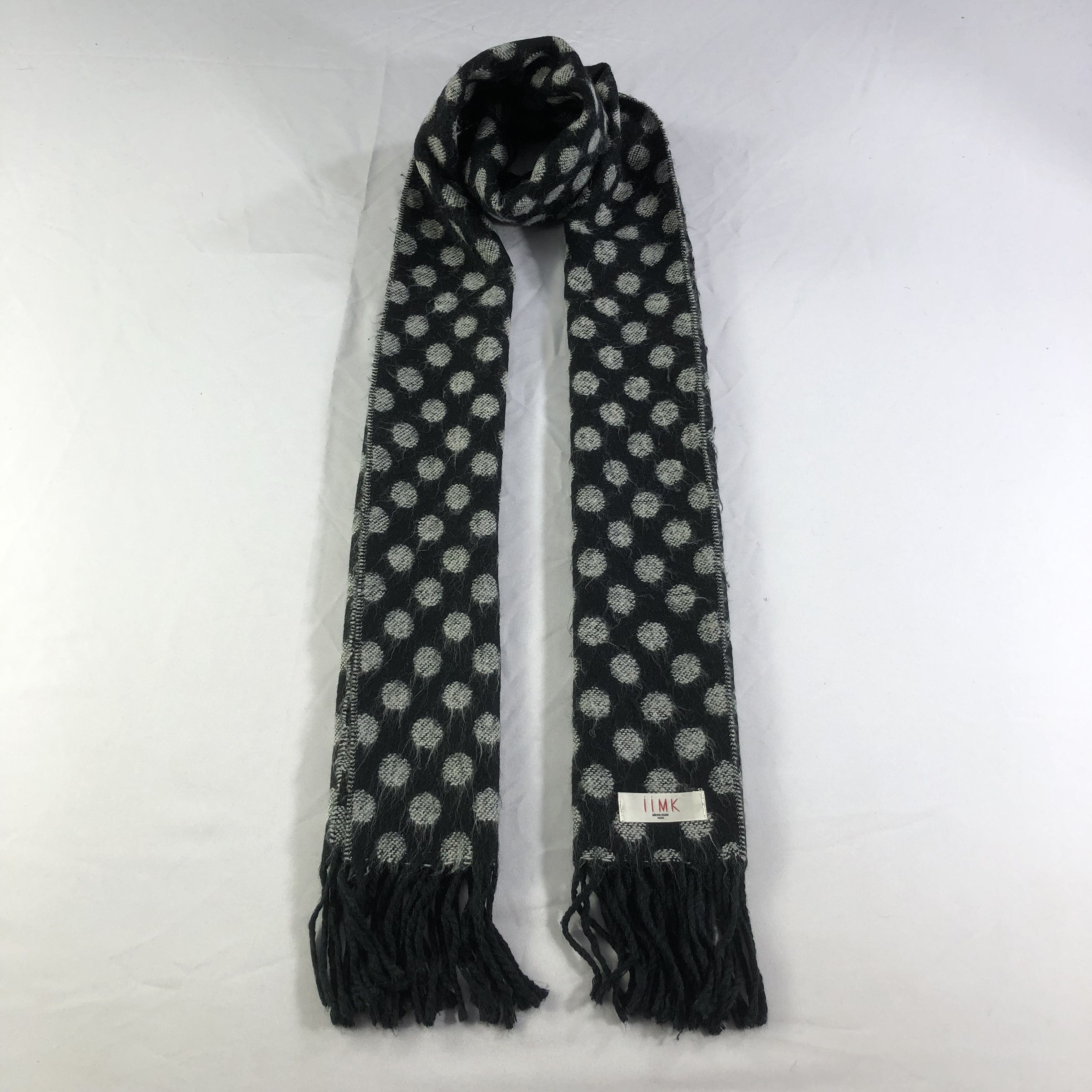 Michel Klein Michel Klein Polka Dots Scarf Muffler V1484 Size ONE SIZE - 1 Thumbnail