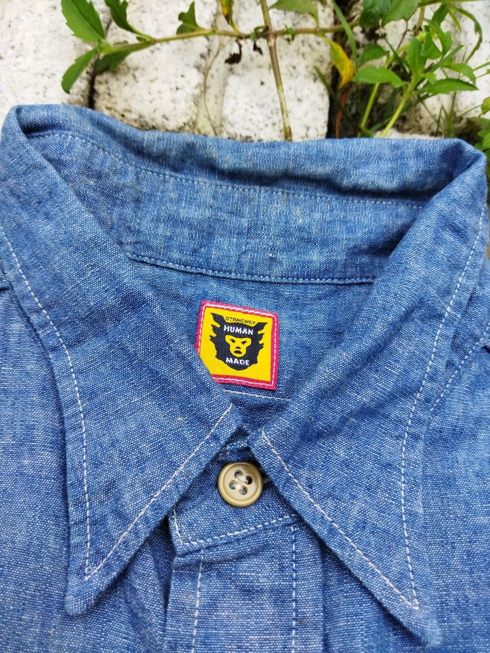 Human Made Japanese Human Made Blue Military Chambray Shirt Size US L / EU 52-54 / 3 - 5 Thumbnail