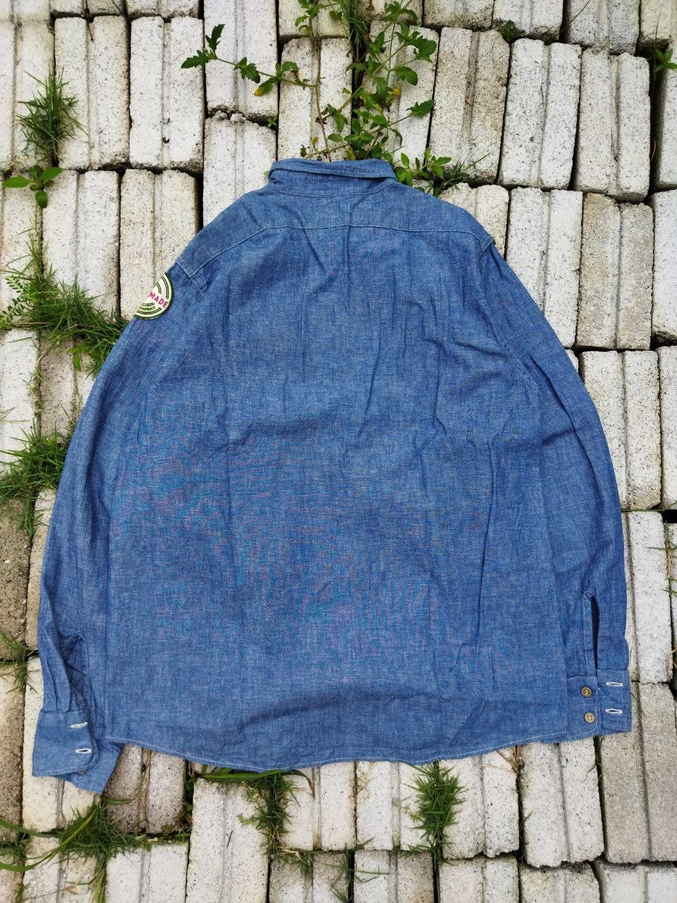 Human Made Japanese Human Made Blue Military Chambray Shirt Size US L / EU 52-54 / 3 - 3 Thumbnail