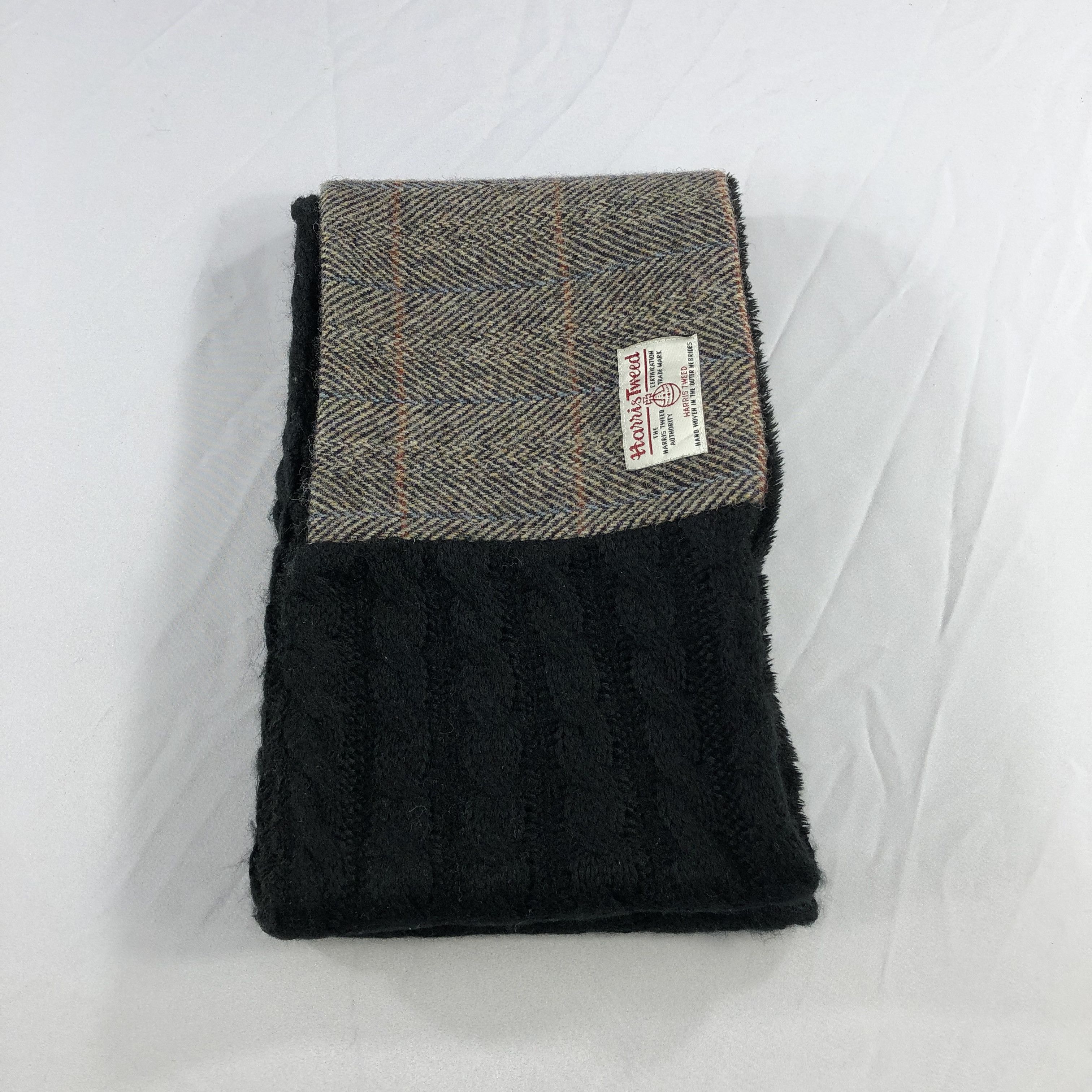 Harris Tweed Harris Tweed Wool Snood Scarf Muffler V1056 Size ONE SIZE - 3 Thumbnail