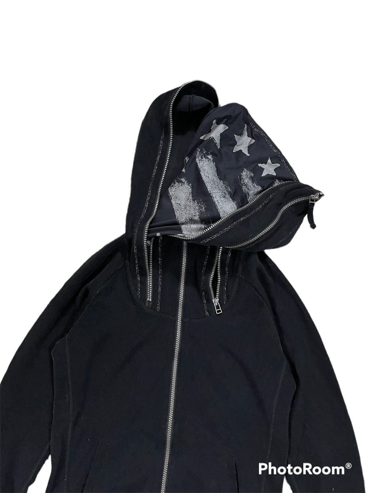 Designer Marithe Francois Girbaud Full Zip Double Layered Hooded Size US S / EU 44-46 / 1 - 5 Thumbnail