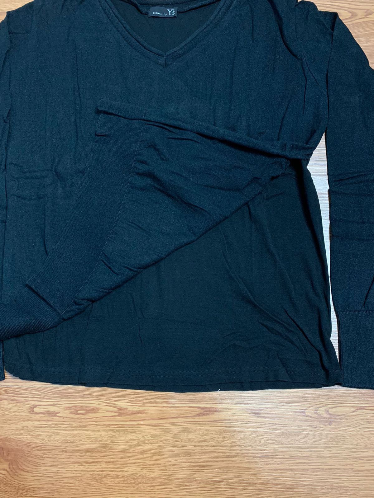 Yohji Yamamoto Rismat By Yohji Yamamoto Vneck Knit Two Layer LS Size US L / EU 52-54 / 3 - 2 Thumbnail