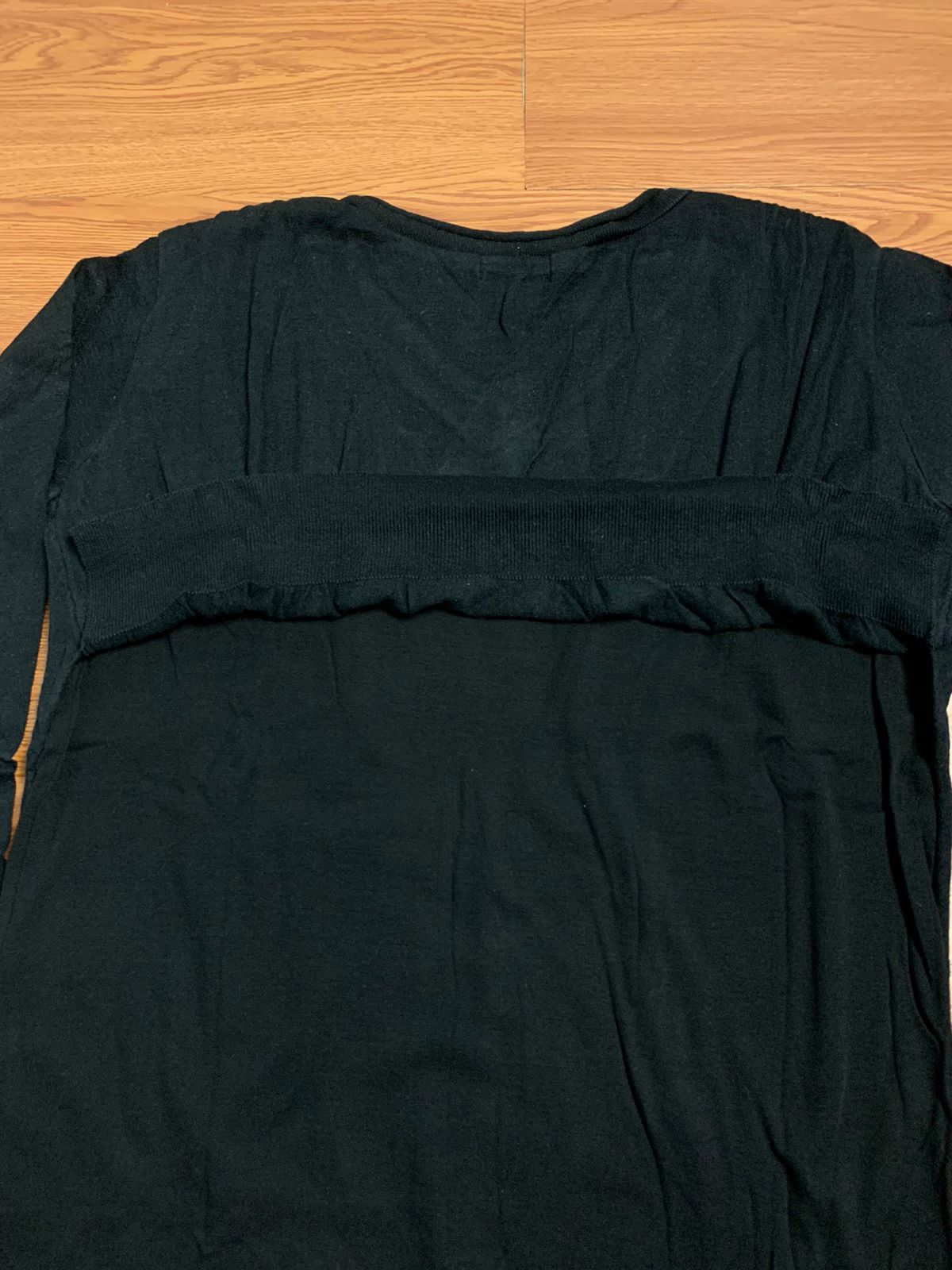 Yohji Yamamoto Rismat By Yohji Yamamoto Vneck Knit Two Layer LS Size US L / EU 52-54 / 3 - 4 Thumbnail