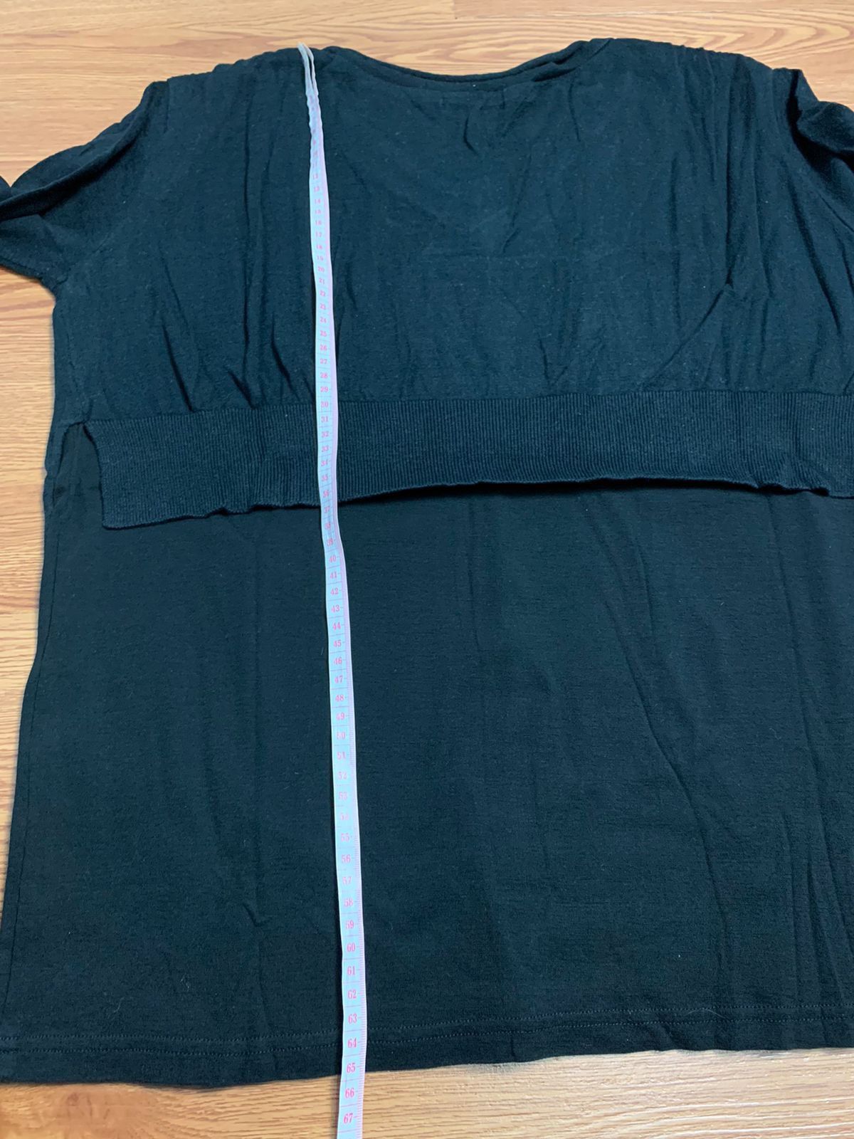 Yohji Yamamoto Rismat By Yohji Yamamoto Vneck Knit Two Layer LS Size US L / EU 52-54 / 3 - 9 Thumbnail