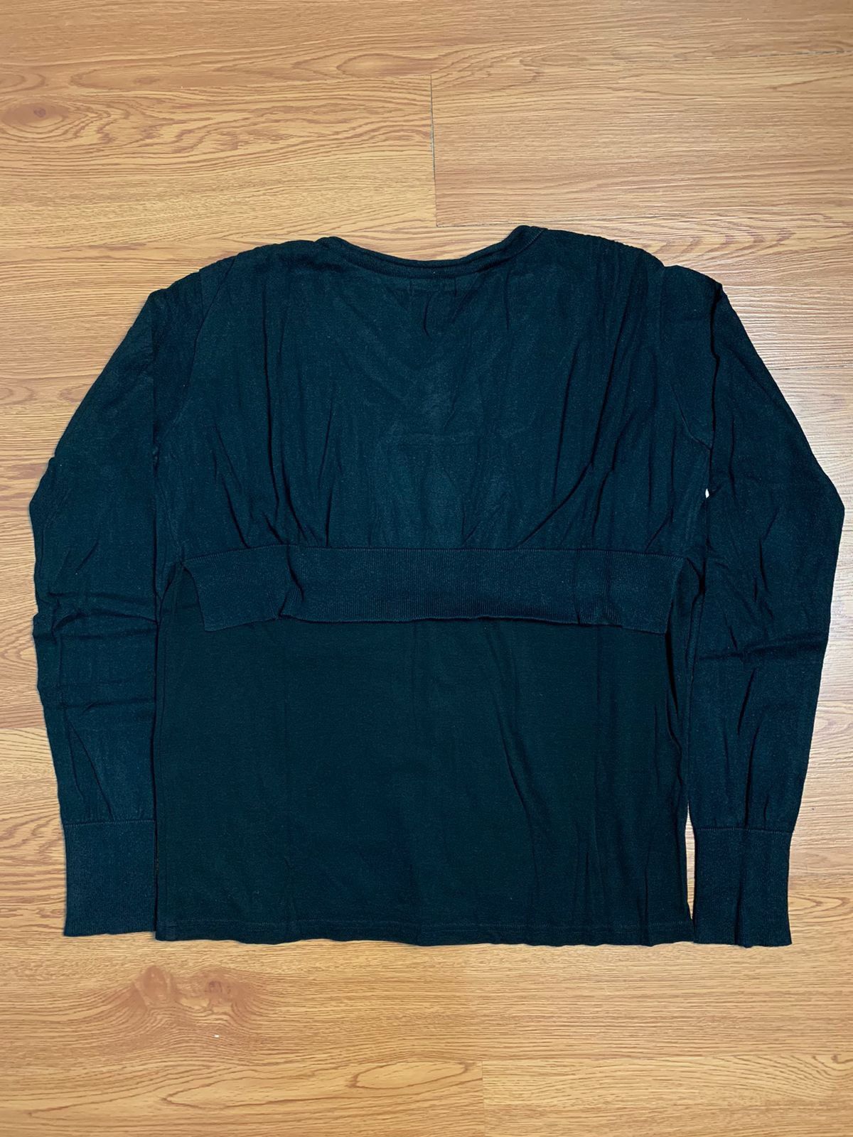 Yohji Yamamoto Rismat By Yohji Yamamoto Vneck Knit Two Layer LS Size US L / EU 52-54 / 3 - 3 Thumbnail