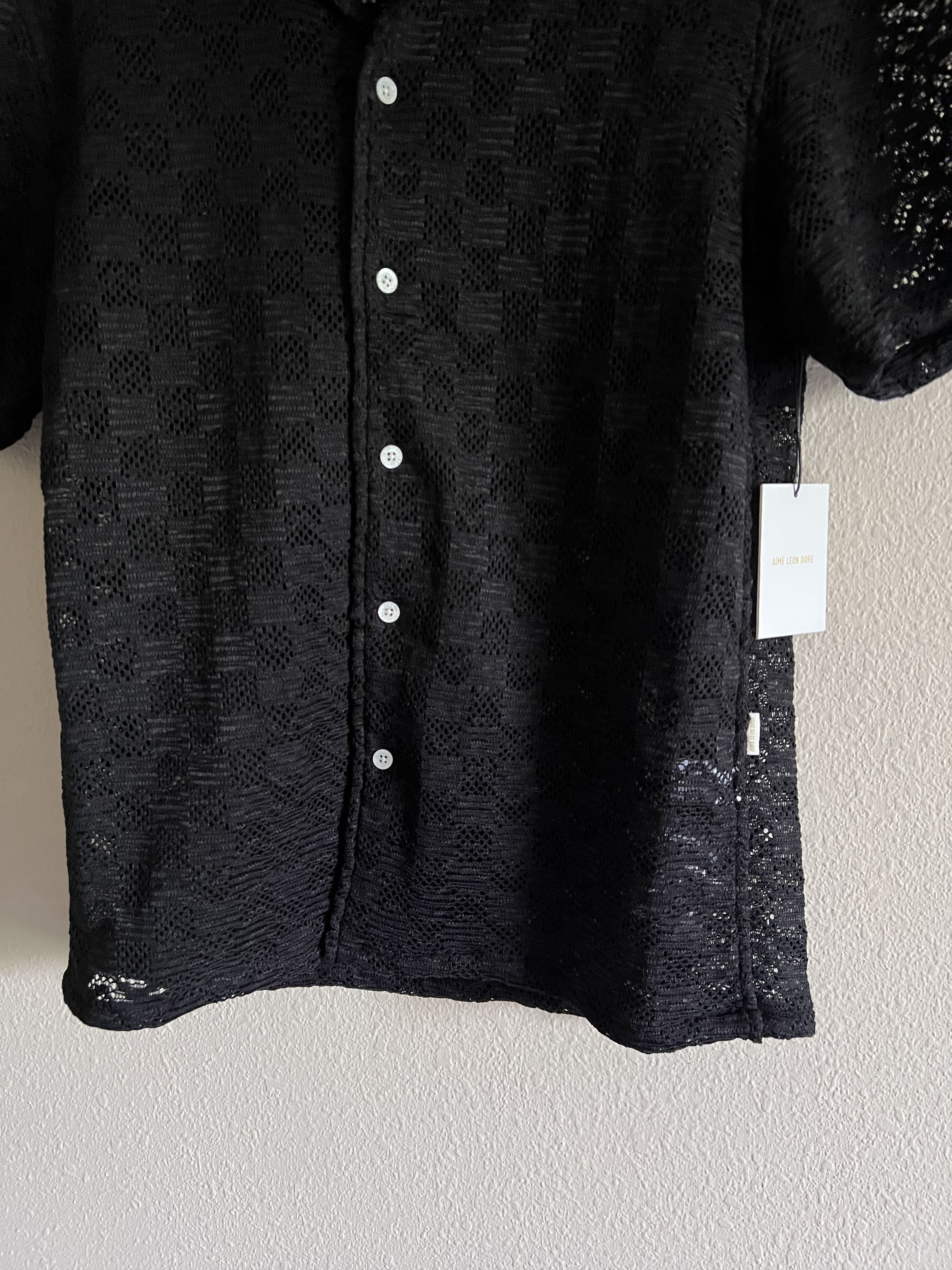 Aime Leon Dore Aime Leon Dore Short Sleeve Rico Shirt in Black Size US S / EU 44-46 / 1 - 3 Thumbnail