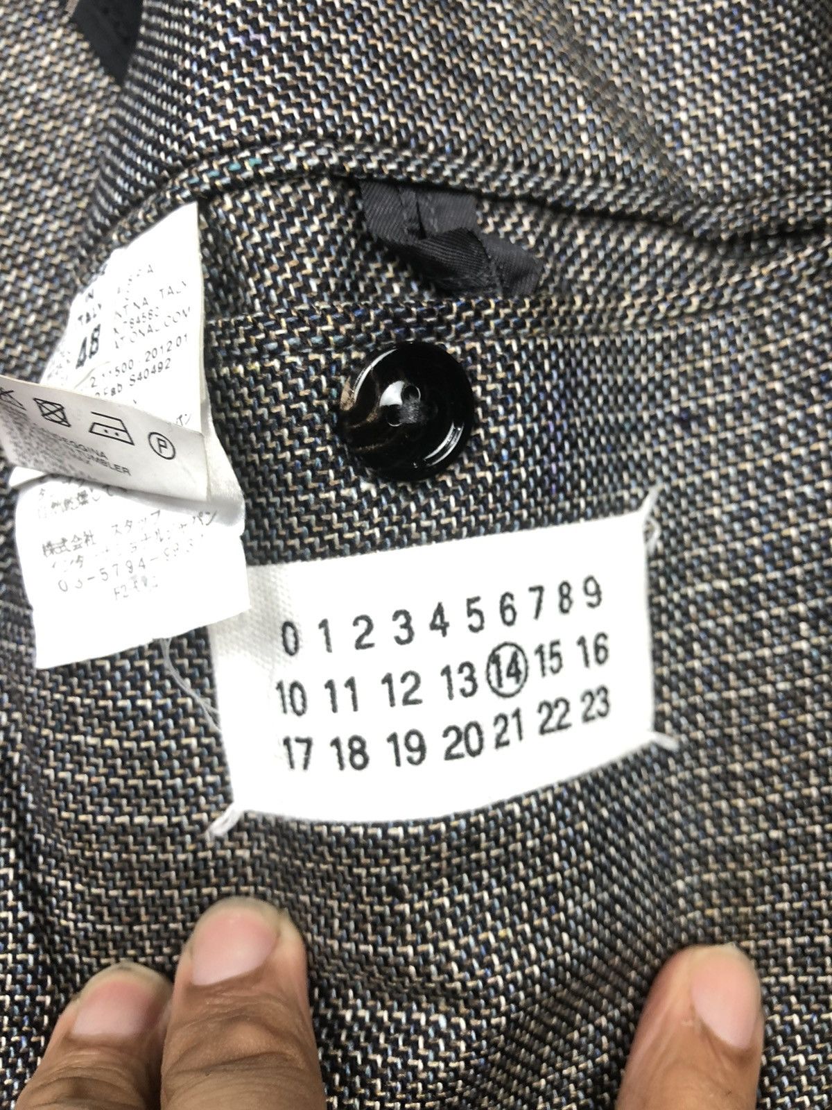 Maison Margiela × Vintage ARCHIVAL🔥Vintage MAISON MARTIN MARGIELA MEN’S Glen Plaid Size 48S - 7 Thumbnail