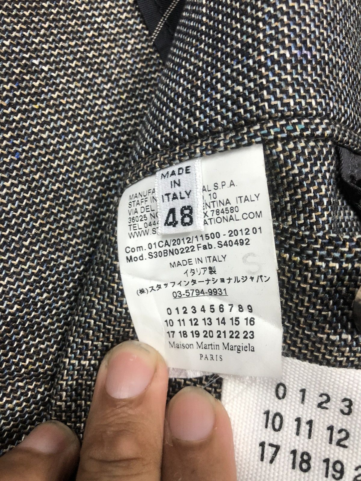 Maison Margiela × Vintage ARCHIVAL🔥Vintage MAISON MARTIN MARGIELA MEN’S Glen Plaid Size 48S - 6 Thumbnail