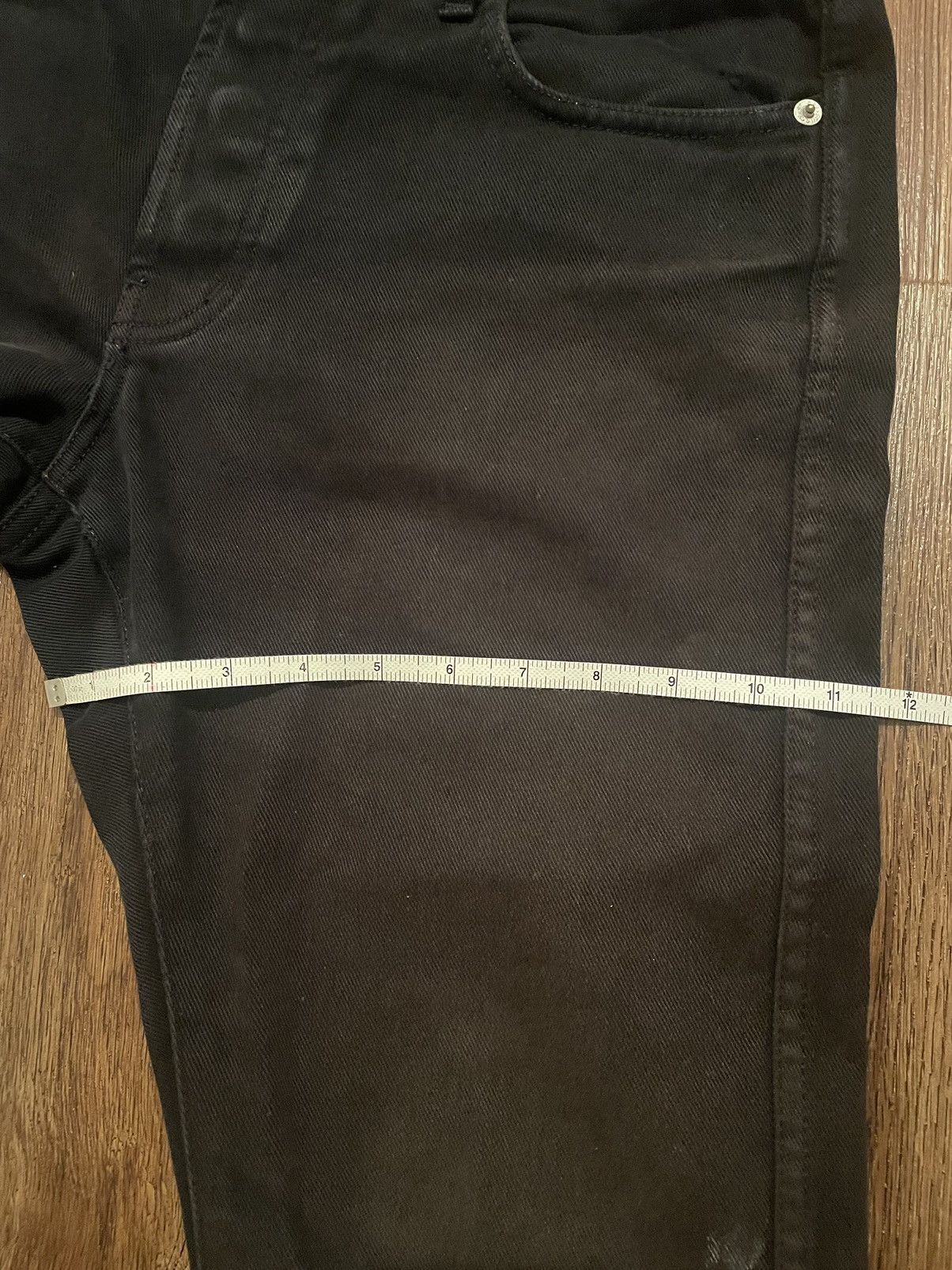 Other Stussy Faded Black Distressed Denim 31x32 Size US 31 - 12 Thumbnail