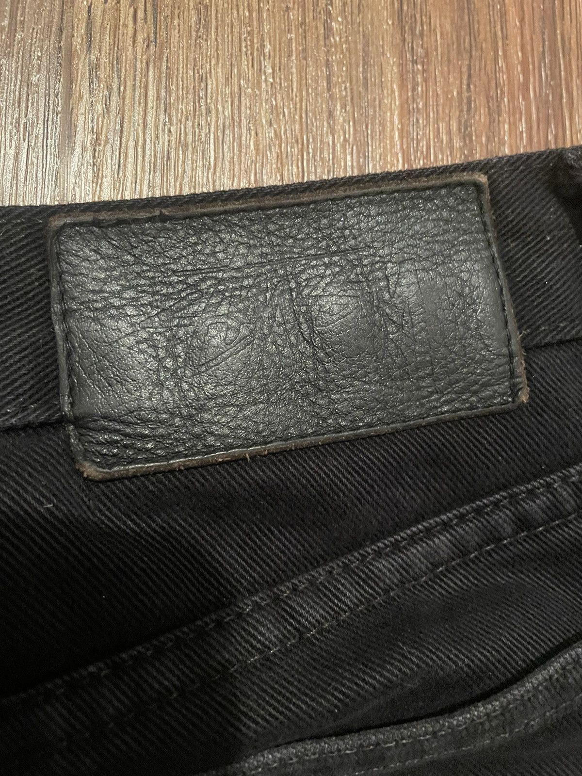 Other Stussy Faded Black Distressed Denim 31x32 Size US 31 - 5 Thumbnail