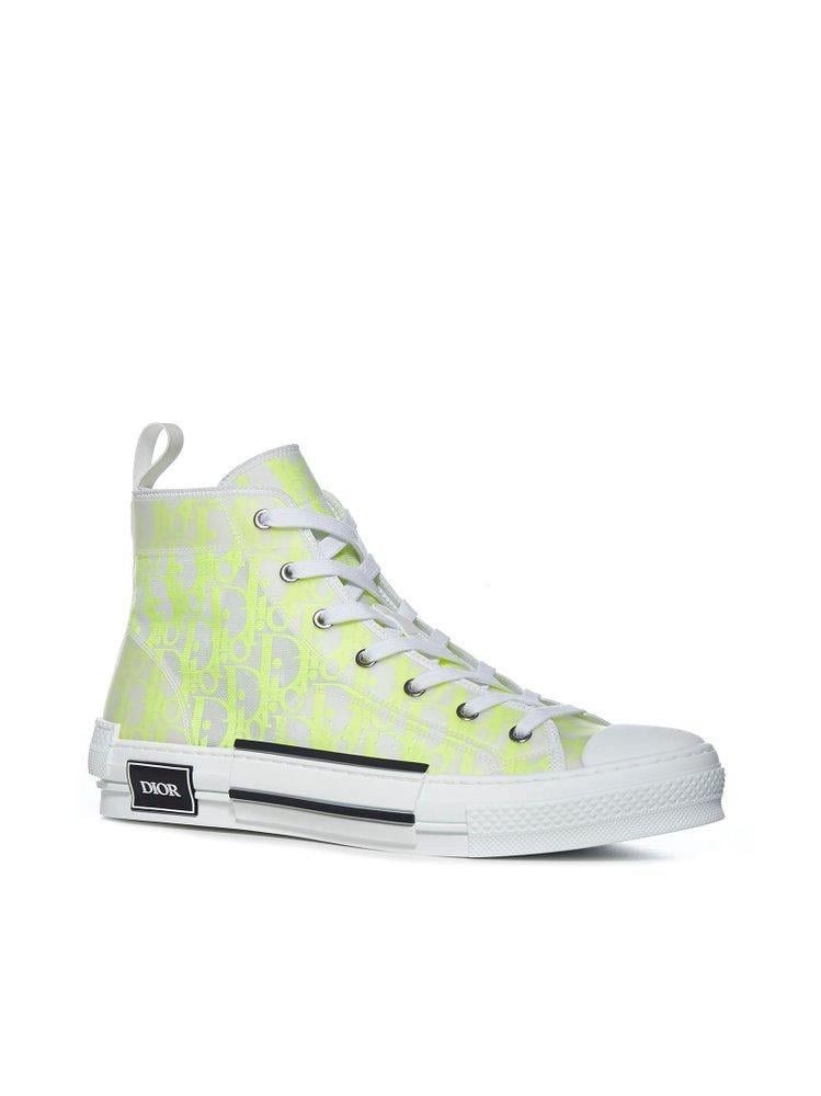 Dior B23 Leopard Sneakers in Yellow Size US 13 / EU 46 - 4 Thumbnail