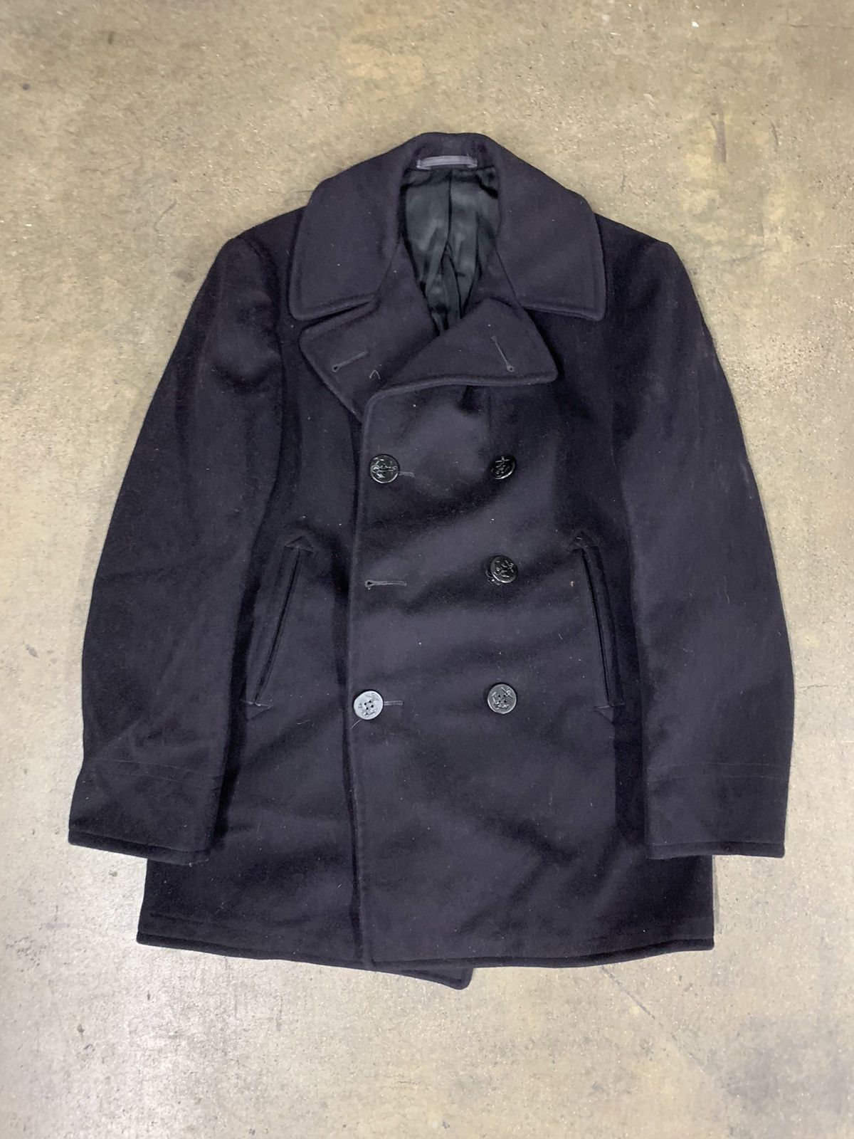 Vintage Vintage 1950s US Navy Naval Wool Peacoat | Grailed