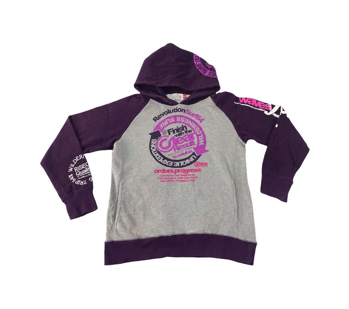 Japanese Brand The Endless Summer Revolution Surf64 Hoodies Winter Wear Size S / US 4 / IT 40 - 2 Thumbnail