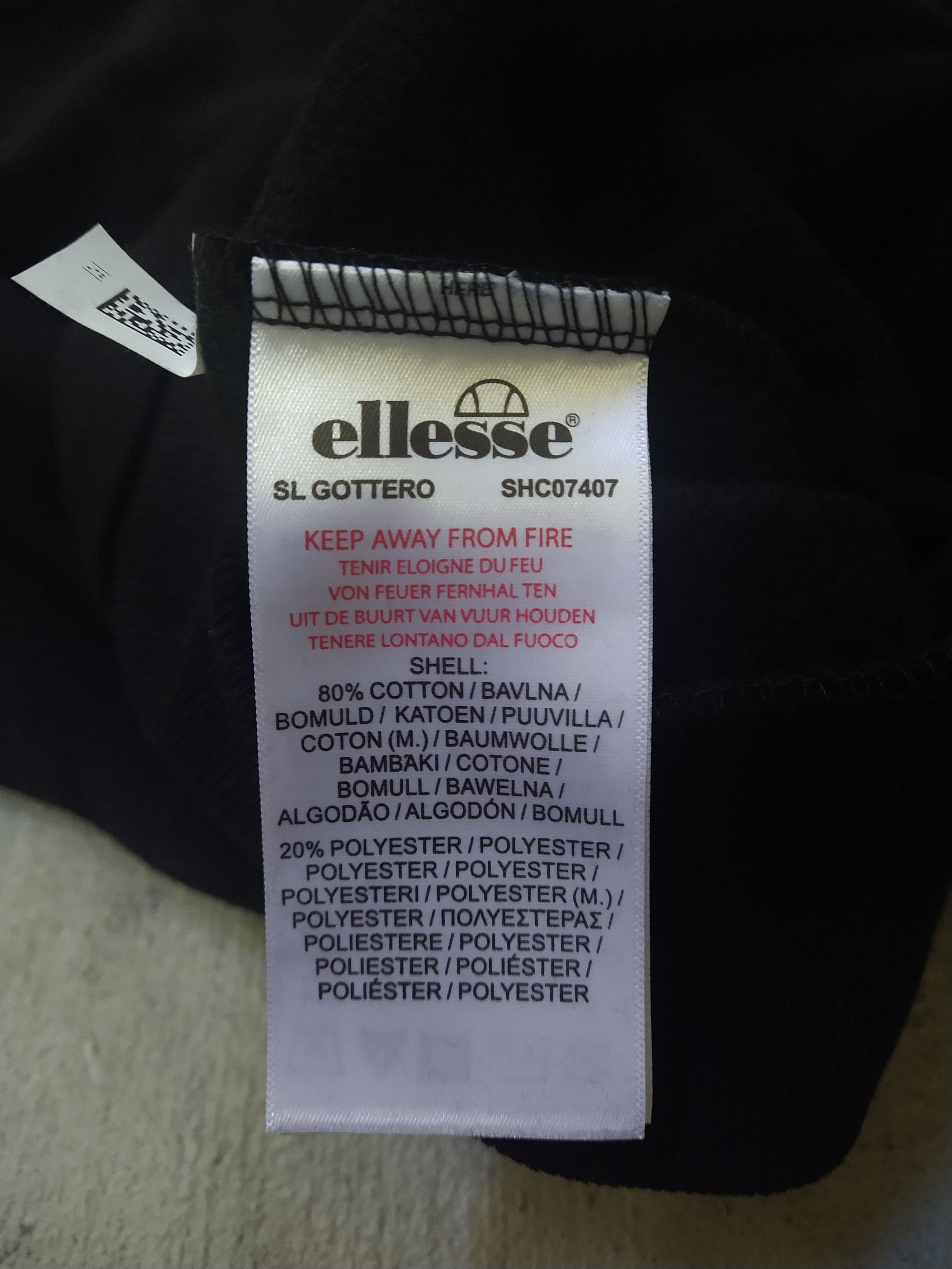 Ellesse Ellesse SL Gottero Oh Hoody Black Size Small Sweatshirt Size US S / EU 44-46 / 1 - 10 Thumbnail