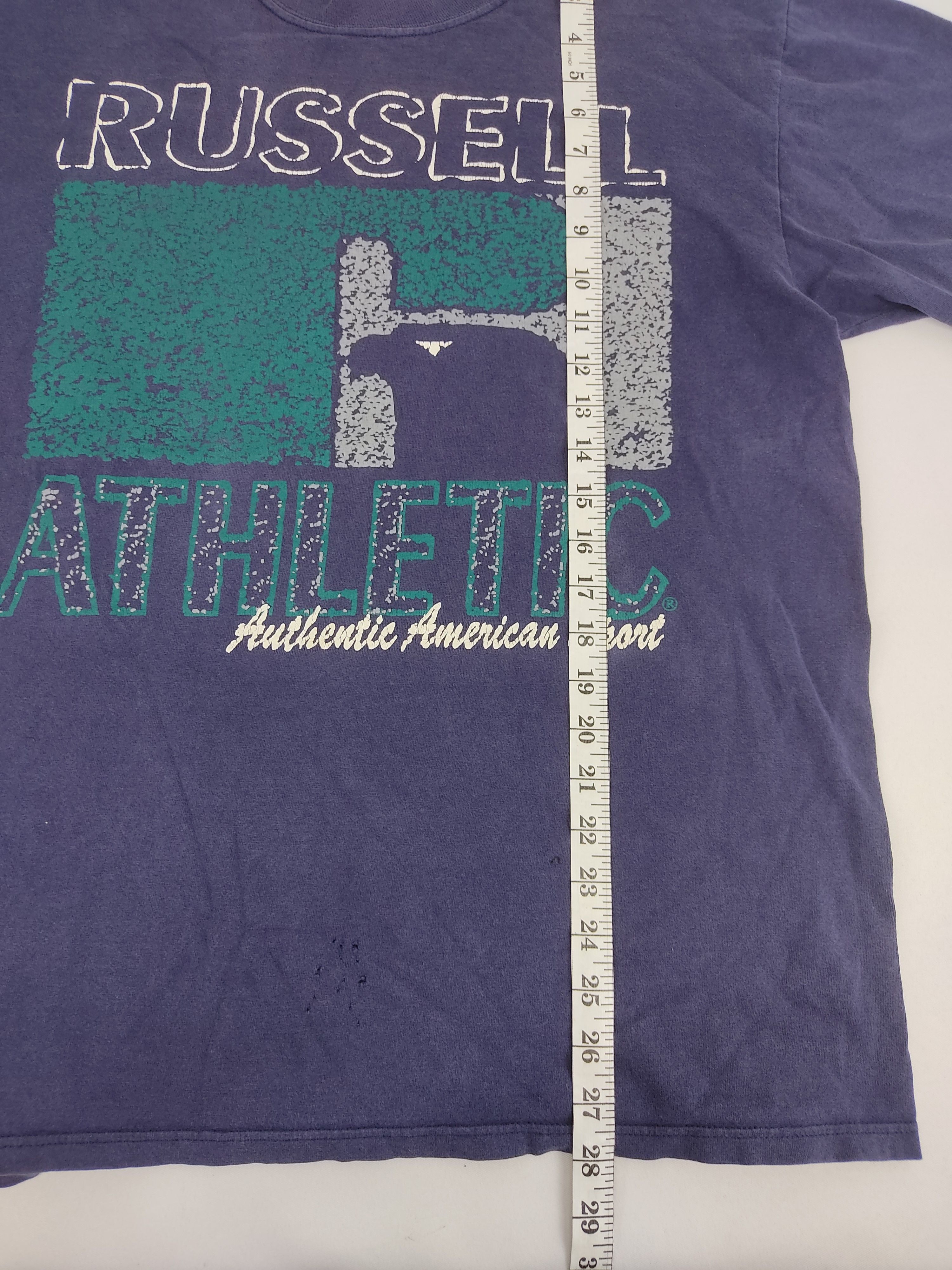 Russell Athletic 90s Rusell Athletic USA Printed Tee Art Designer Size US L / EU 52-54 / 3 - 7 Thumbnail