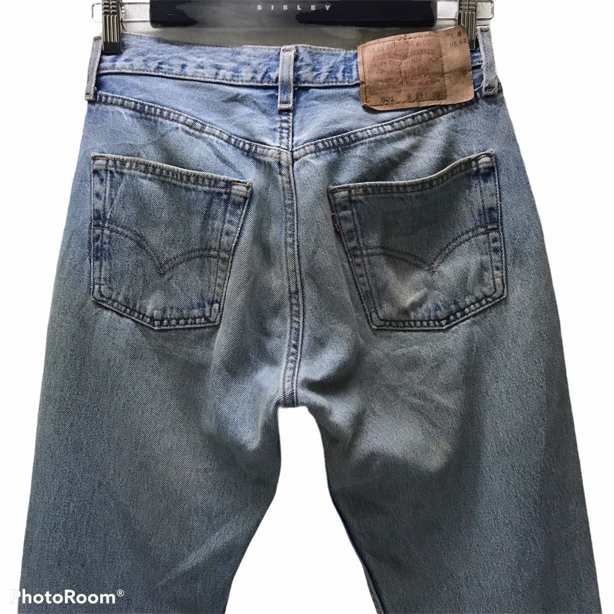 Levi's Vintage 90s Levis 501 Dirty Faded Made in USA Size US 28 / EU 44 - 11 Thumbnail