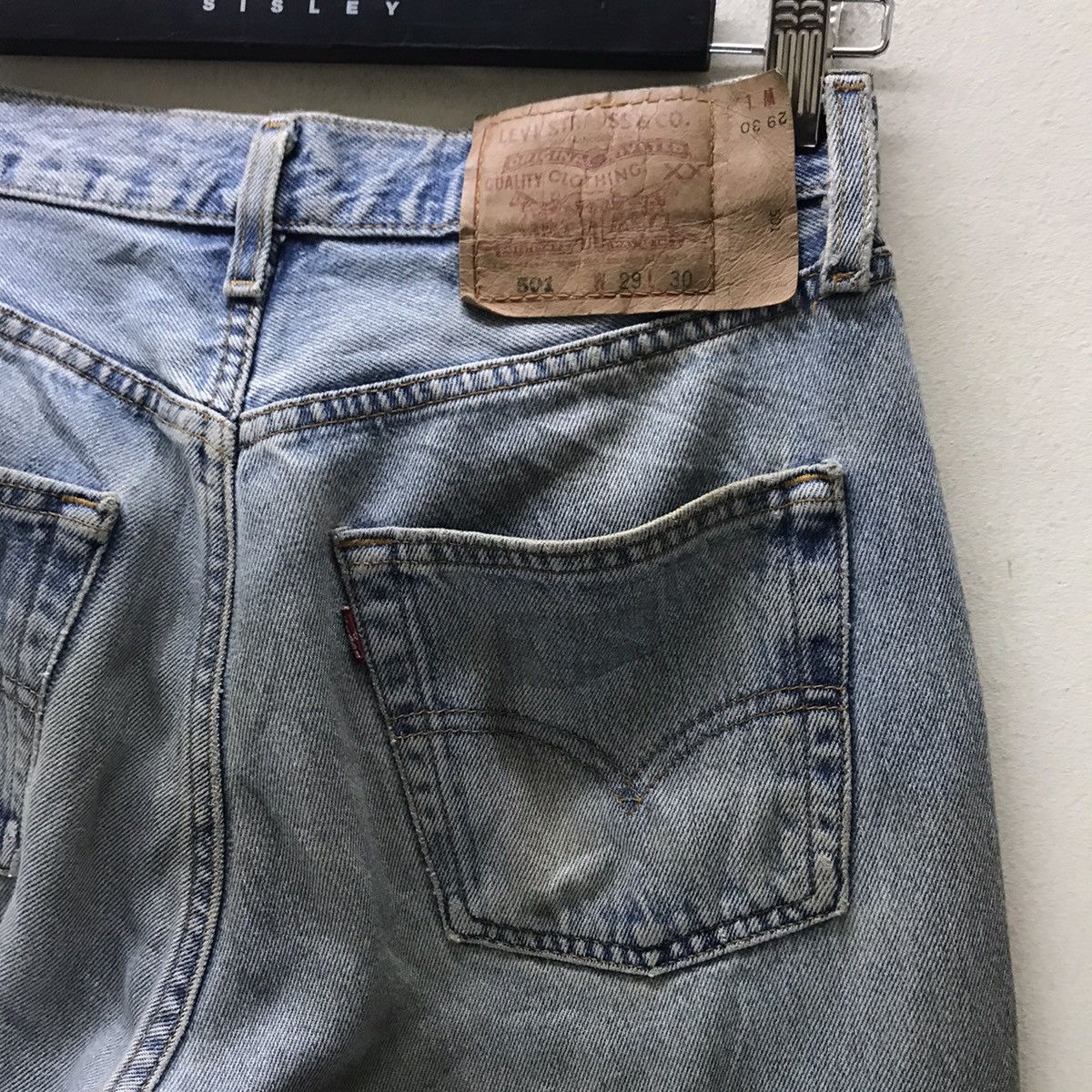 Levi's Vintage 90s Levis 501 Dirty Faded Made in USA Size US 28 / EU 44 - 13 Thumbnail