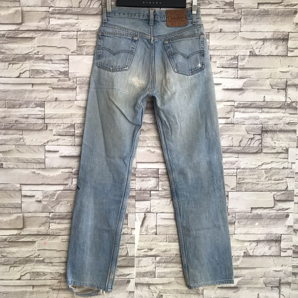 Levi's Vintage 80s Levis 501 Distressed Butler Jeans Made in USA Size US 28 / EU 44 - 11 Thumbnail