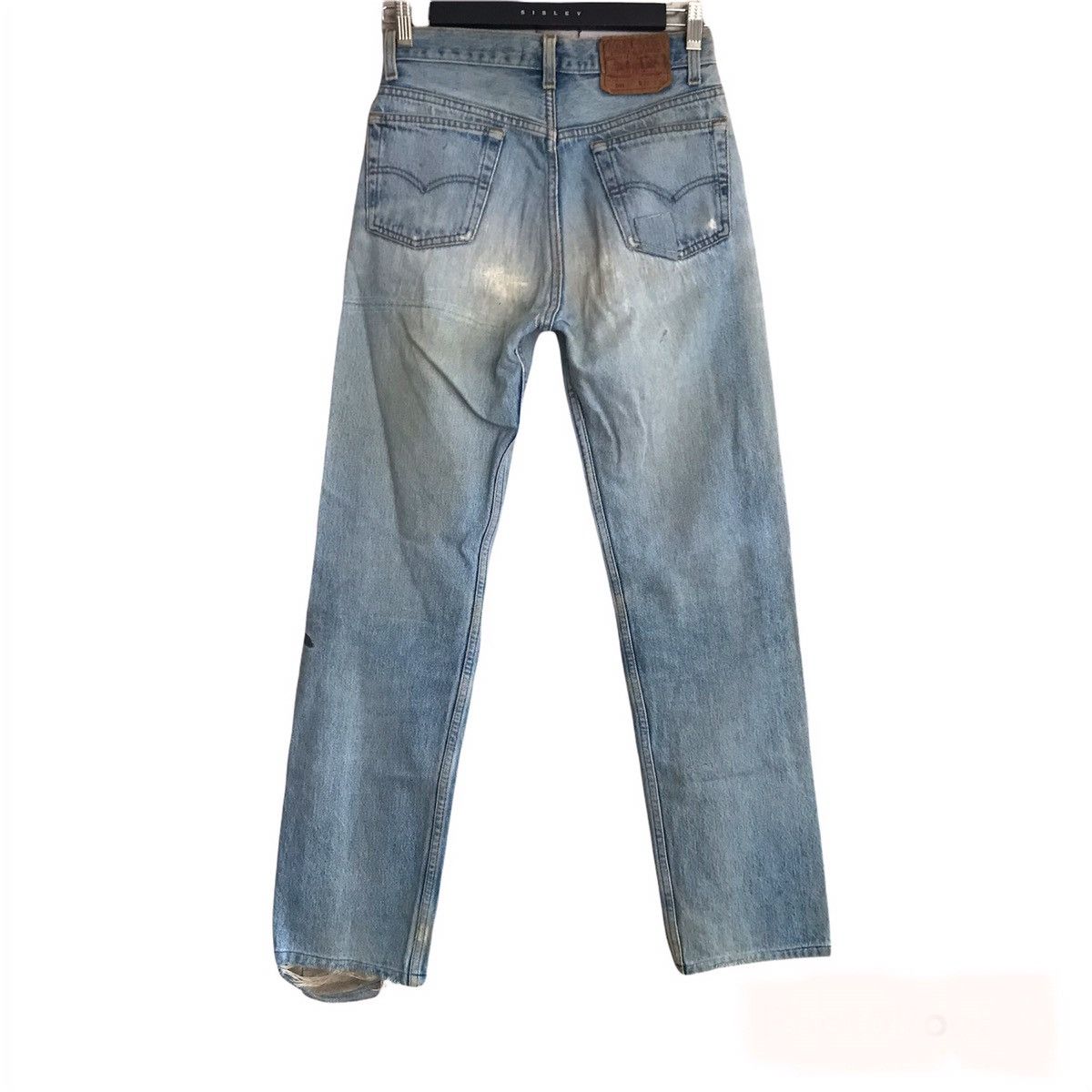 Levi's Vintage 80s Levis 501 Distressed Butler Jeans Made in USA Size US 28 / EU 44 - 2 Thumbnail