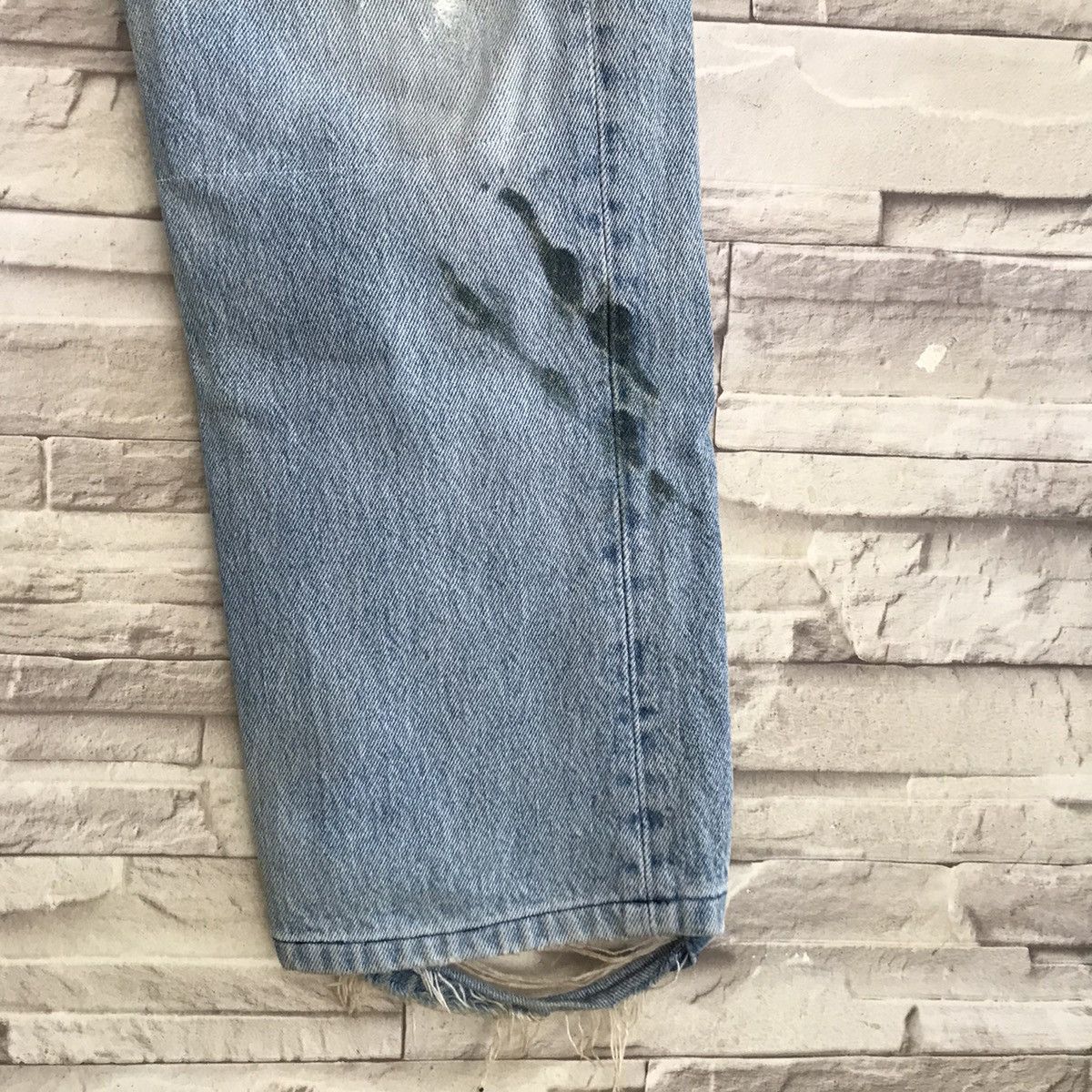 Levi's Vintage 80s Levis 501 Distressed Butler Jeans Made in USA Size US 28 / EU 44 - 10 Thumbnail