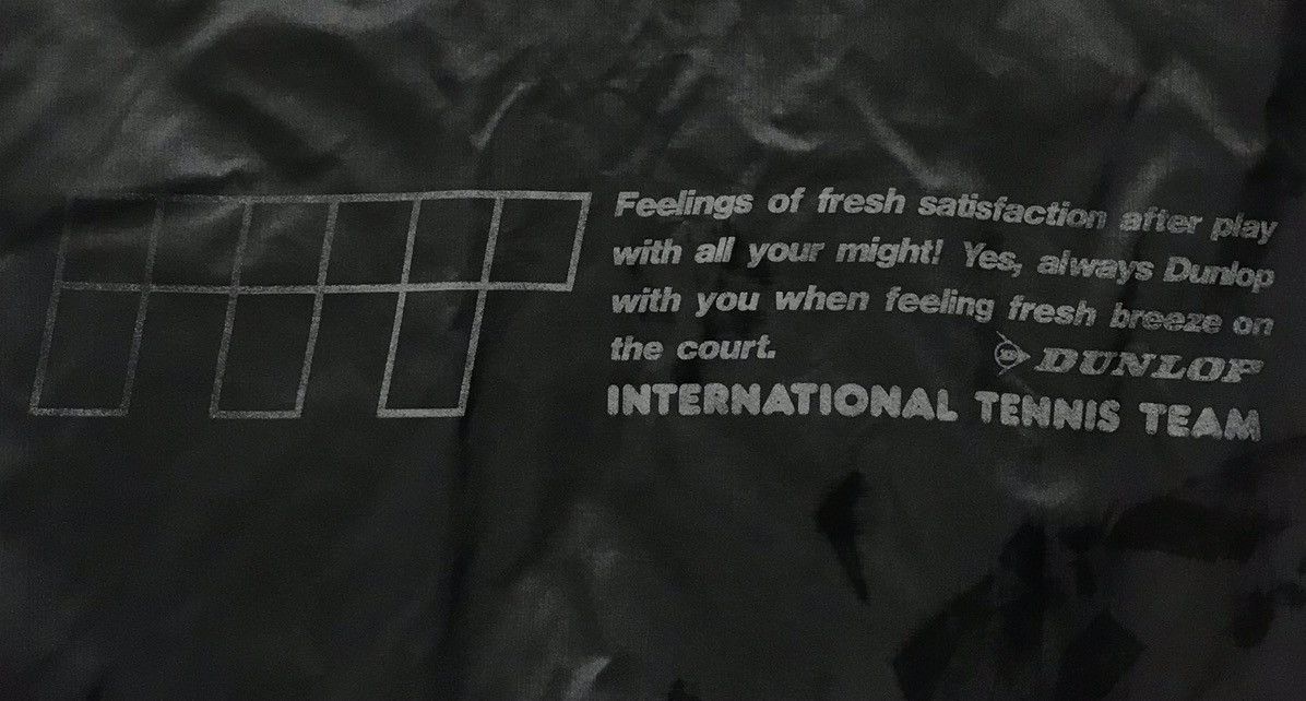 Dunlop × Vintage VINTAGE DUNLOP TENNIS WEAR LIGHT JACKET Size US L / EU 52-54 / 3 - 5 Thumbnail