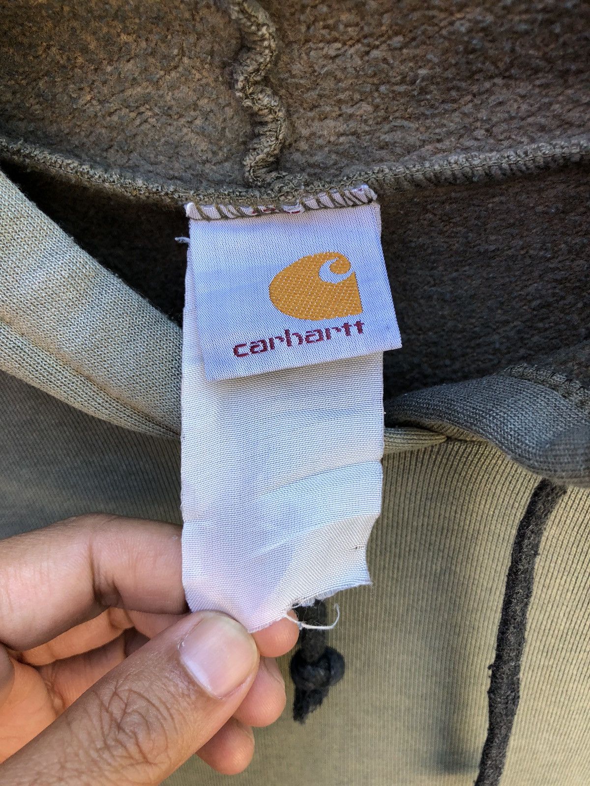 Carhartt Vintage Distressed Carhartt Hoodie Size US XL / EU 56 / 4 - 3 Thumbnail