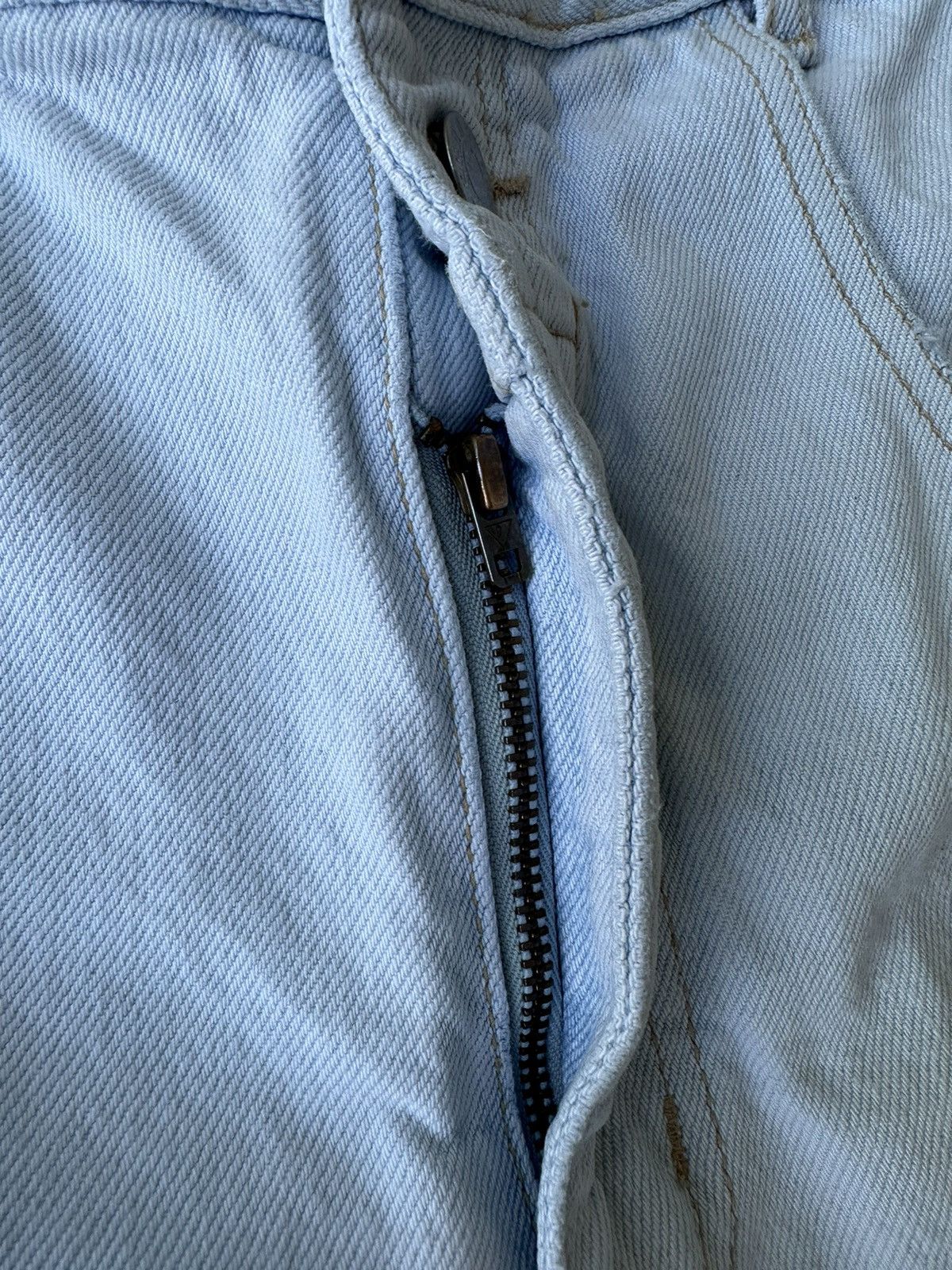 Georges Marciano × Guess Vintage 90s Guess Baggy Light Wash Denim Shorts Size US 31 - 6 Thumbnail
