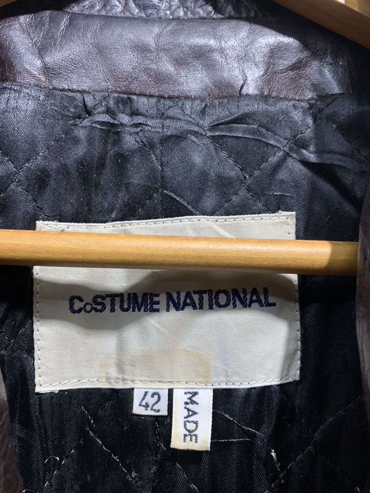 Costume National 🔥RARE COSTUME NATIONAL LEATHER JACKETS Size US M / EU 48-50 / 2 - 10 Thumbnail